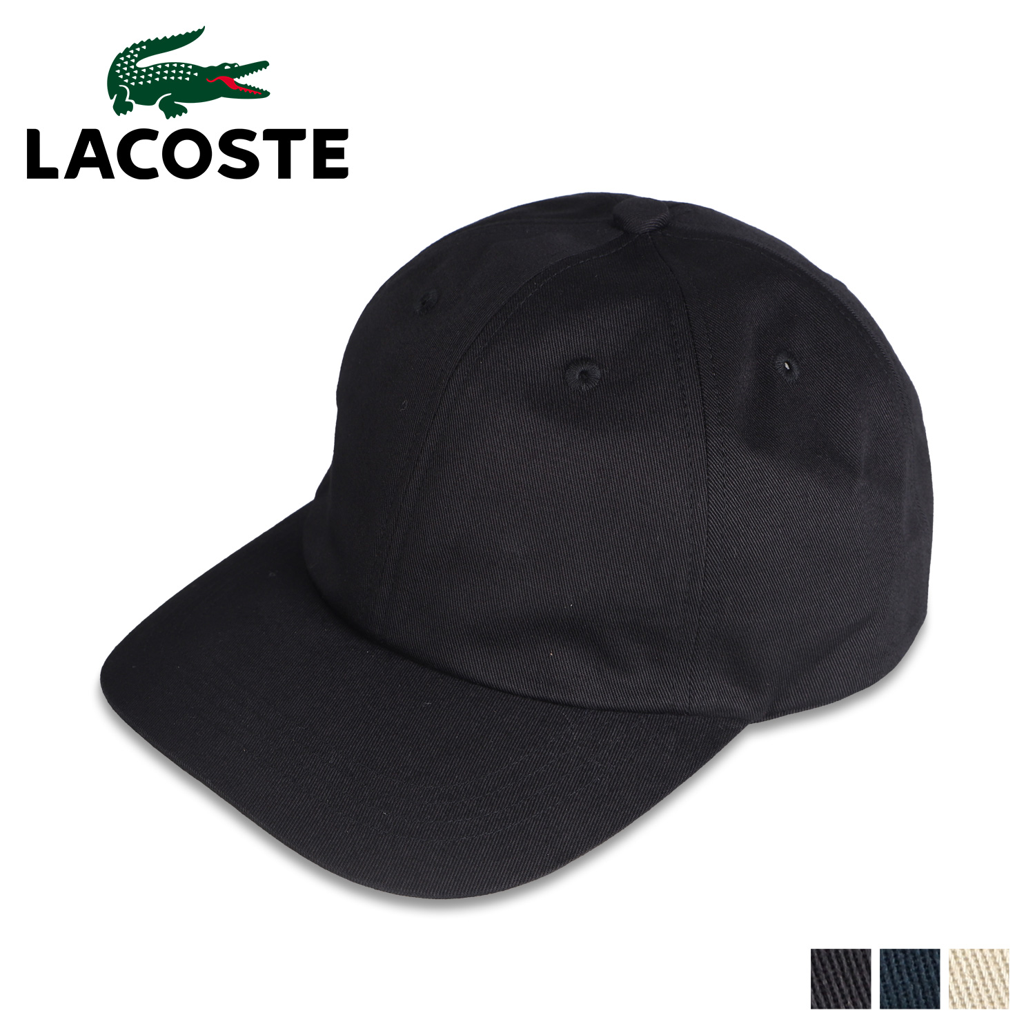 LACOSTE（ラコステ） キャップ 帽子 メンズ SIDE レディース CROCODILE