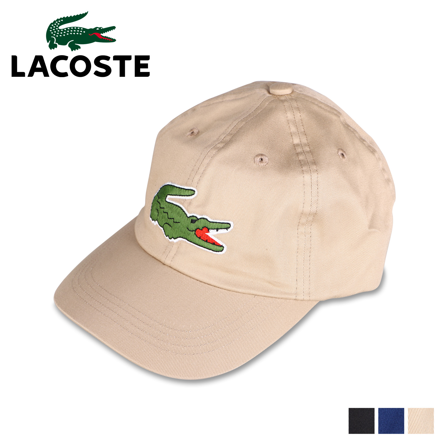 LACOSTE ラコステ キャップ 帽子 メンズ レディース BIG