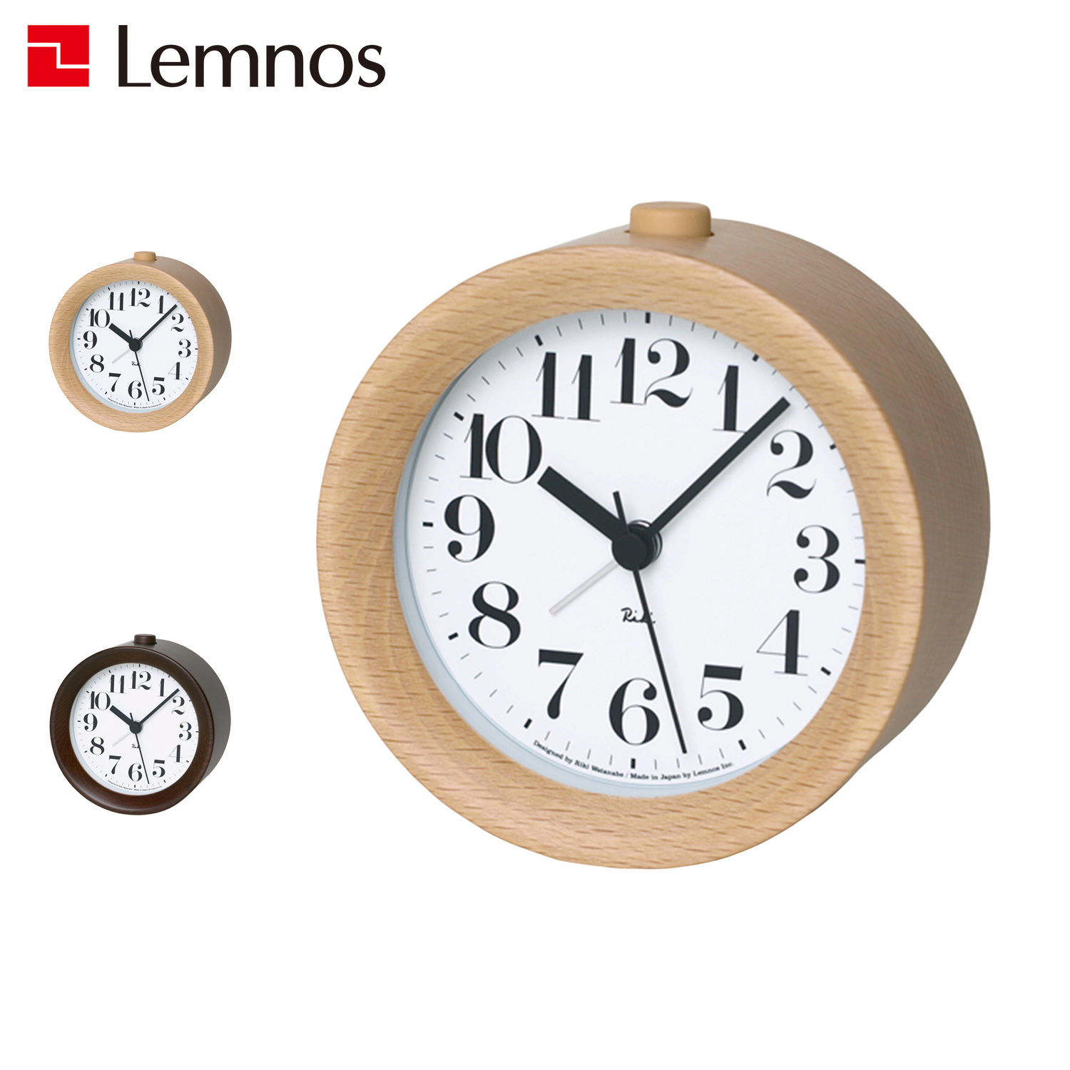 Lemnos（レムノス） タカタレムノス 時計 置き時計 目覚まし リキ