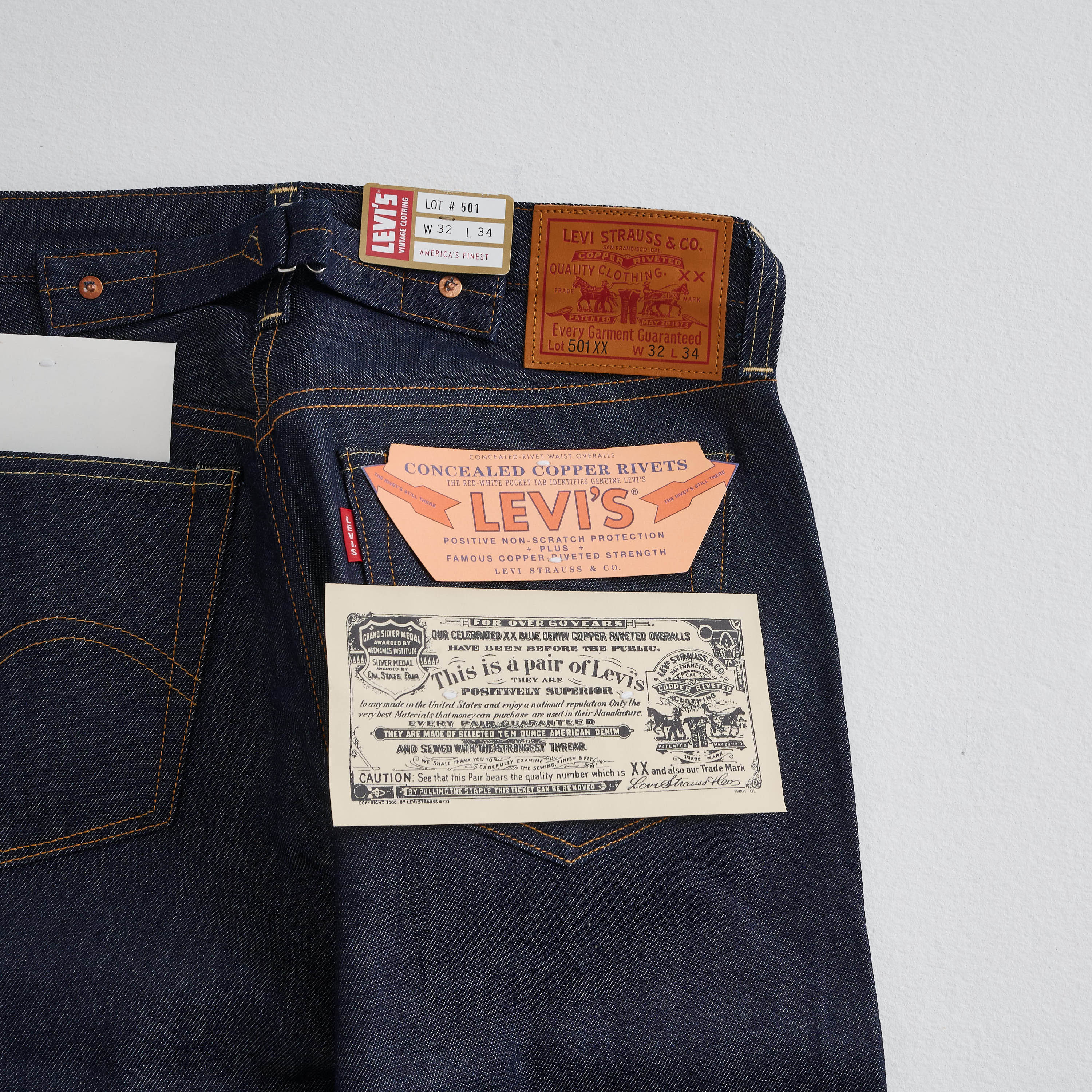⭐︎Toys⭐︎【Levi's 501xx W32 37501】リーバイス LVC Levi's 501xx Denim Jeans Levi's 37501 Reprint W33 Made