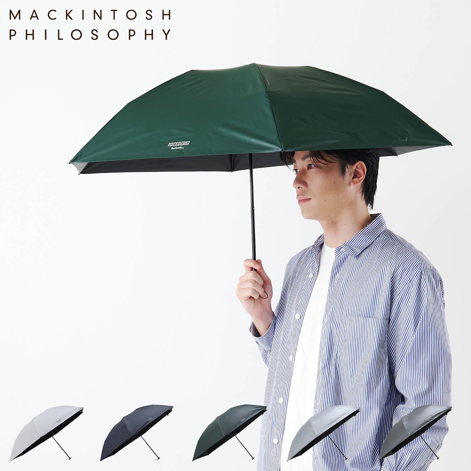 マッキントッシュフィロソフィー 折りたたみ傘 晴雨兼用 55cm MACKINTOSH PHILOSOPHY マッキントッシュ フィロソフィー
