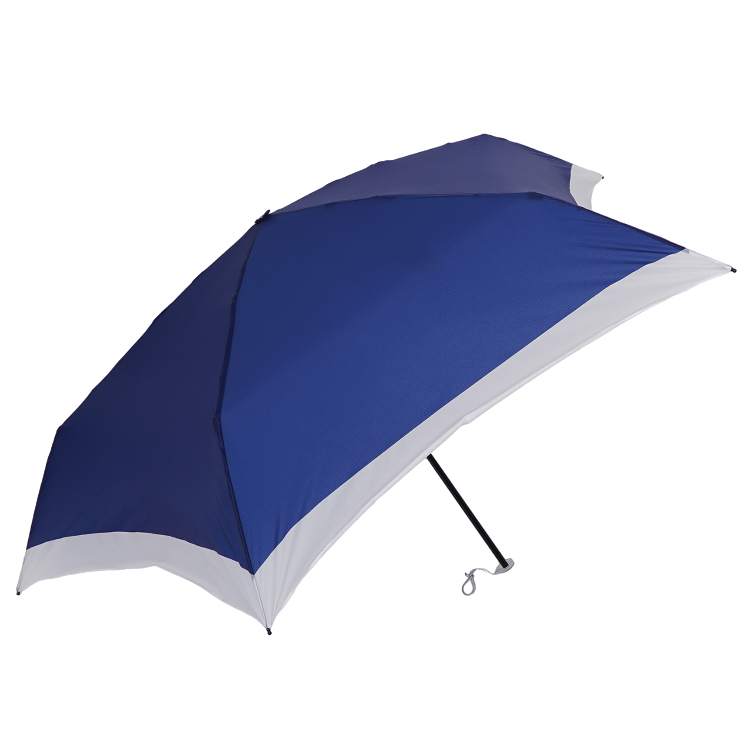 MAGICAL TECH マジカルテック 折りたたみ傘 軽量 雨傘 レディース 55cm スリム コンパクト ヘムボーダー 50 ネイビー ブルー ピンク 10286 母の日｜sugaronlineshop｜05