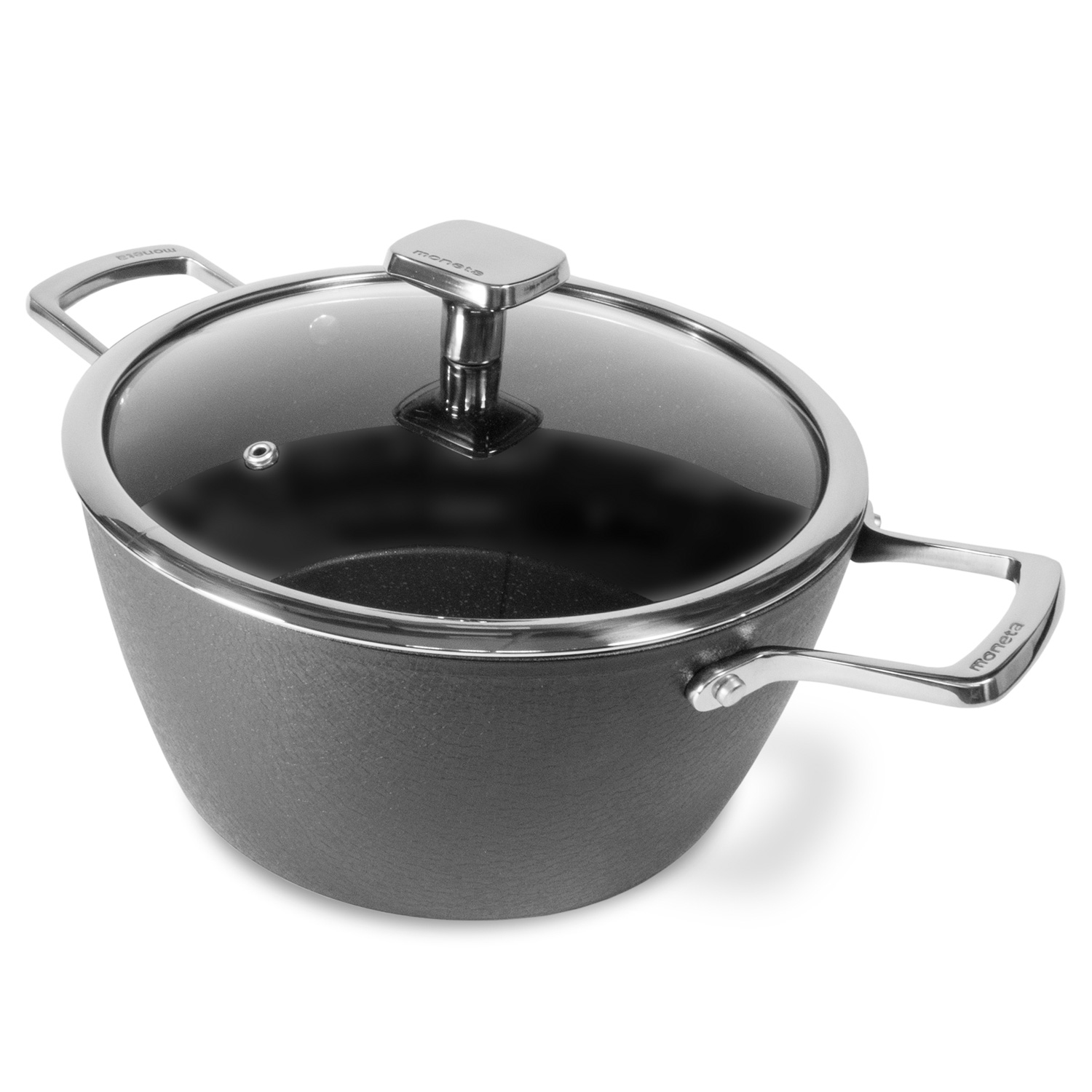 モネータ moneta 鍋 両手鍋 アルモニア キャセロール20cm 3.3L IH ガス対応 深型 ステンレス ARMONIA CASSEROLE 0015404502｜sugaronlineshop｜02