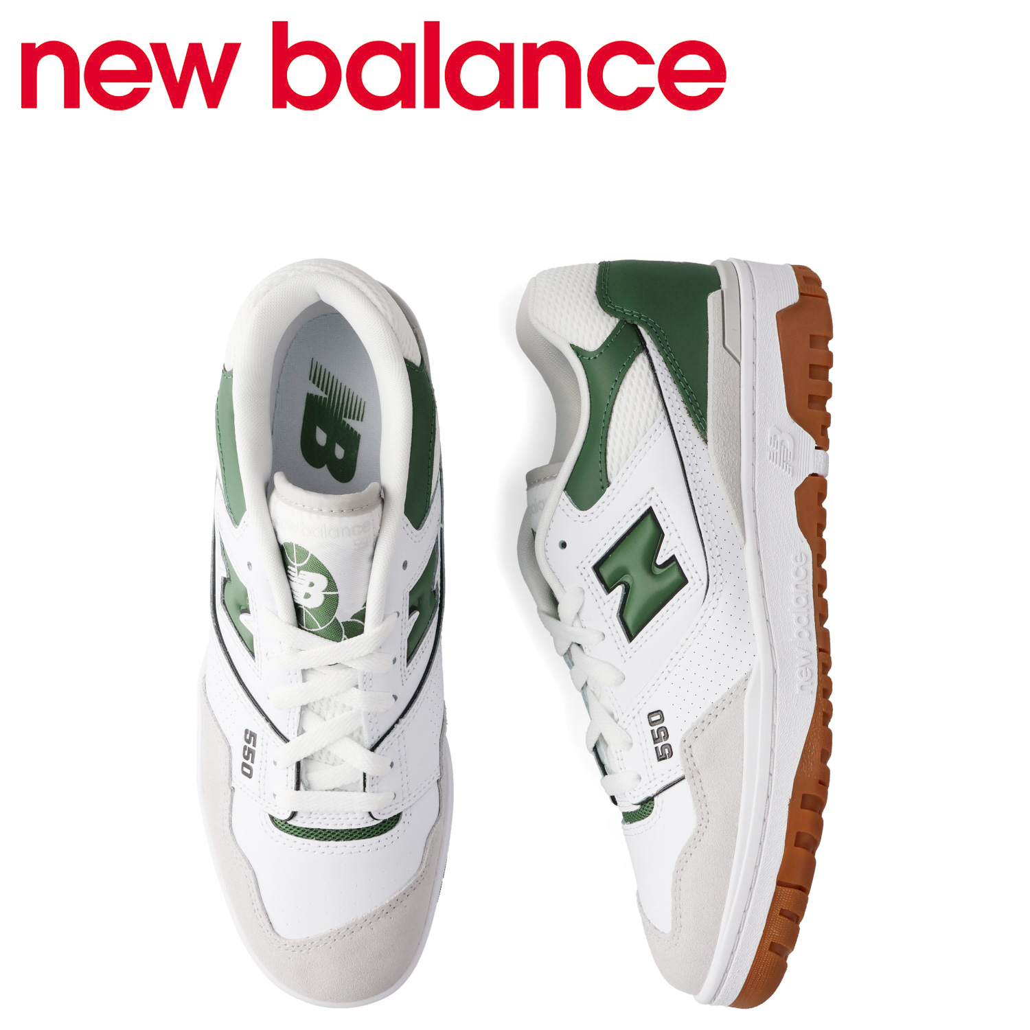 New Balance 550 ホワイトシューズ 25.0 D New Balance スニーカー 550 メンズ レディース : ZOZOTOWN