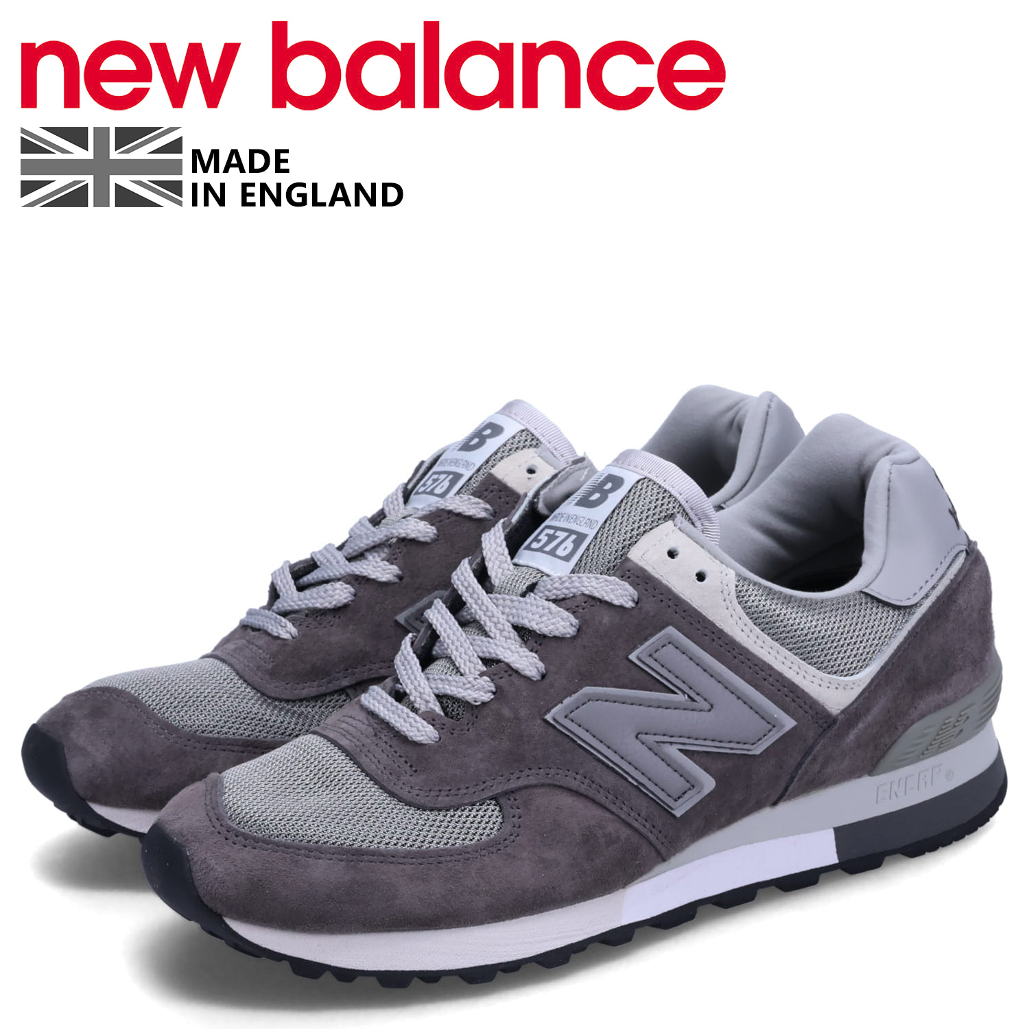 new balance ニューバランス 576 スニーカー メンズ MADE IN UK Dワイズ グレー OU576PGL : nb-ou576pgl  : シュガーオンラインショップ - 通販 - Yahoo!ショッピング