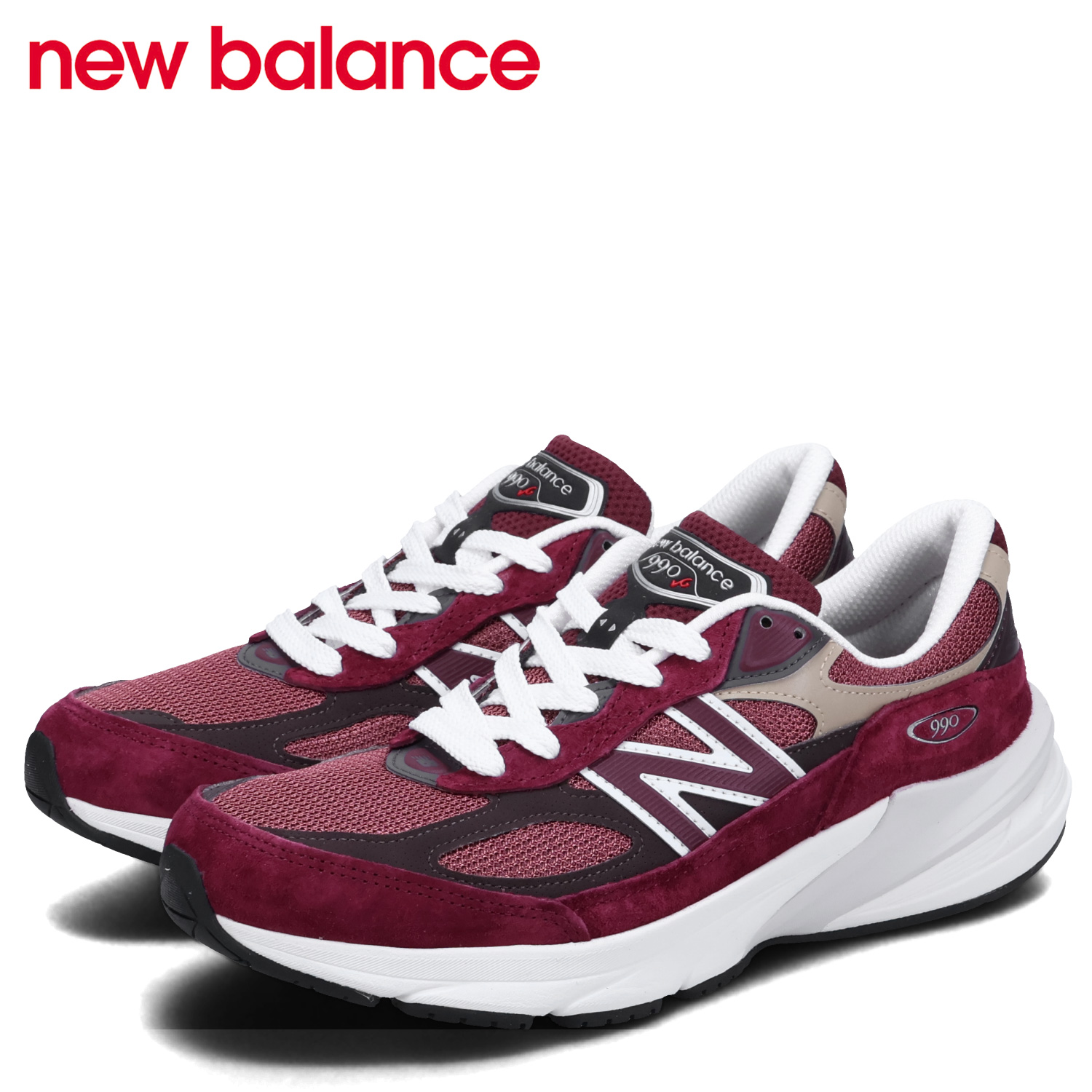 靴 New Balance NB 990 V6US8.0 990v6 U990BB6 Amazon | [ニューバランス] 990 V6 TRIPLE BLACK BB6 MADE IN