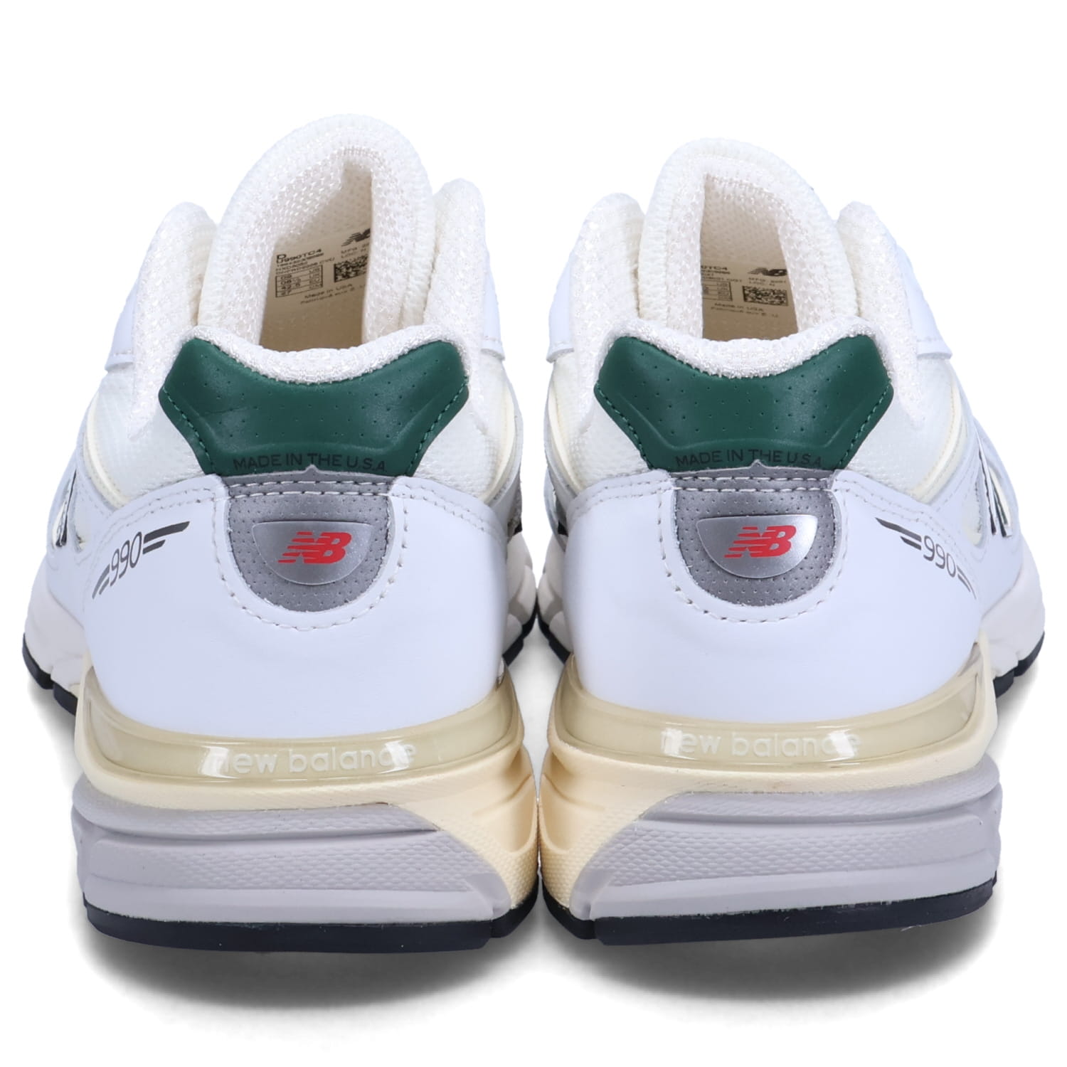 「値下げ中！」New Balance 990 ホワイト スニーカー New Balance ニューバランス NEW BALANCE M990V4 オフホワイト