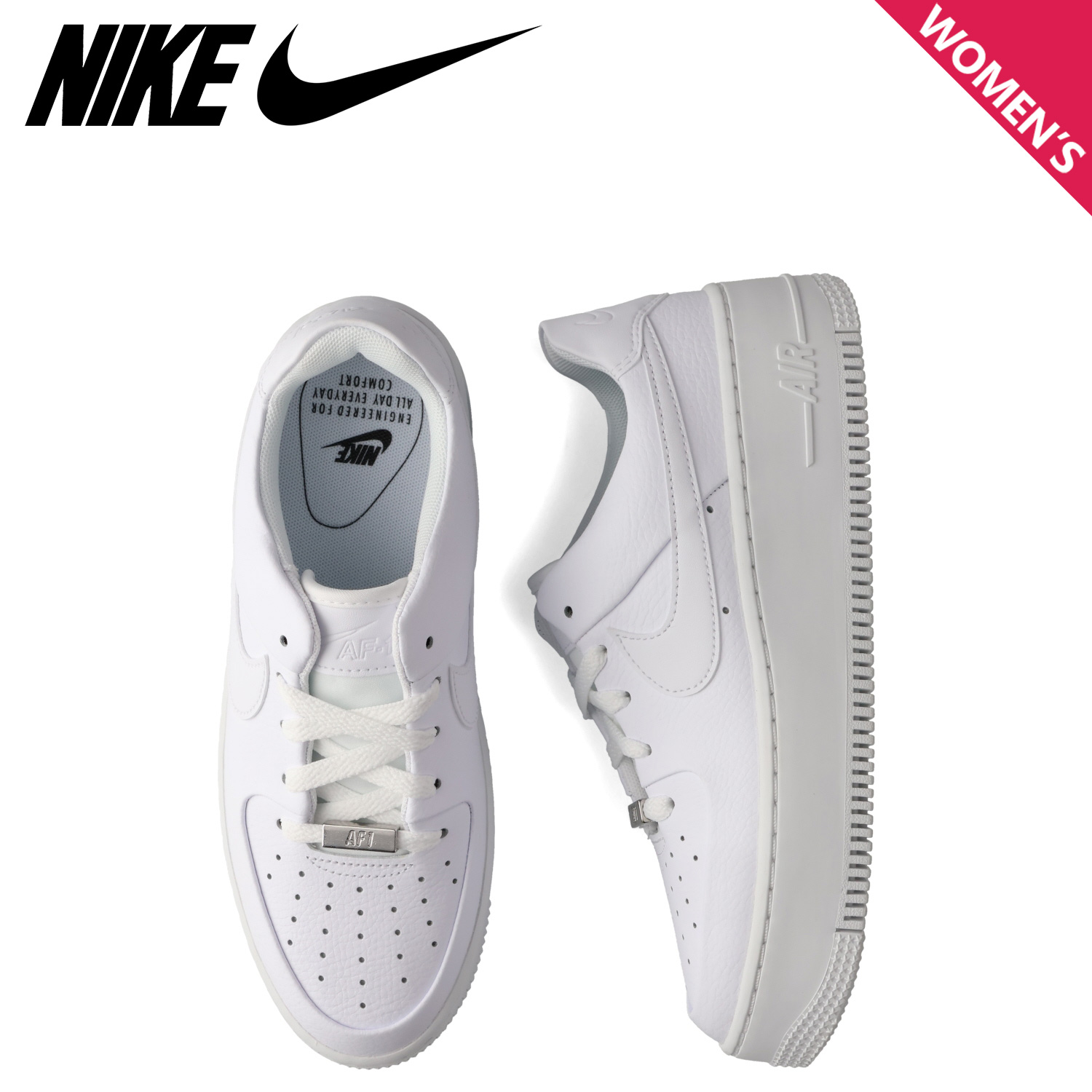 NIKE（ナイキ） ウィメンズ エアフォース1 スニーカー レディース AIR