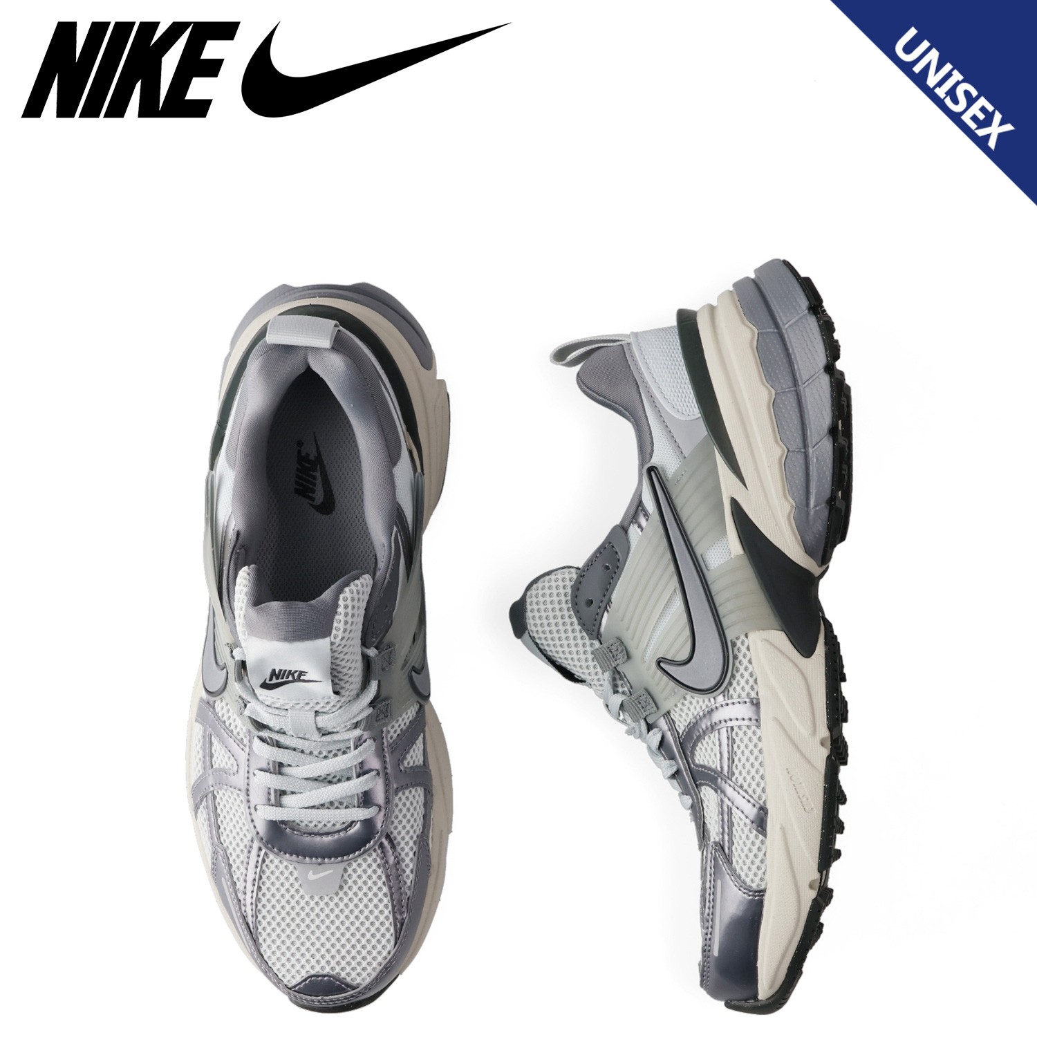 NIKE（ナイキ） ラン V2K スニーカー メンズ V2K レディース グレー