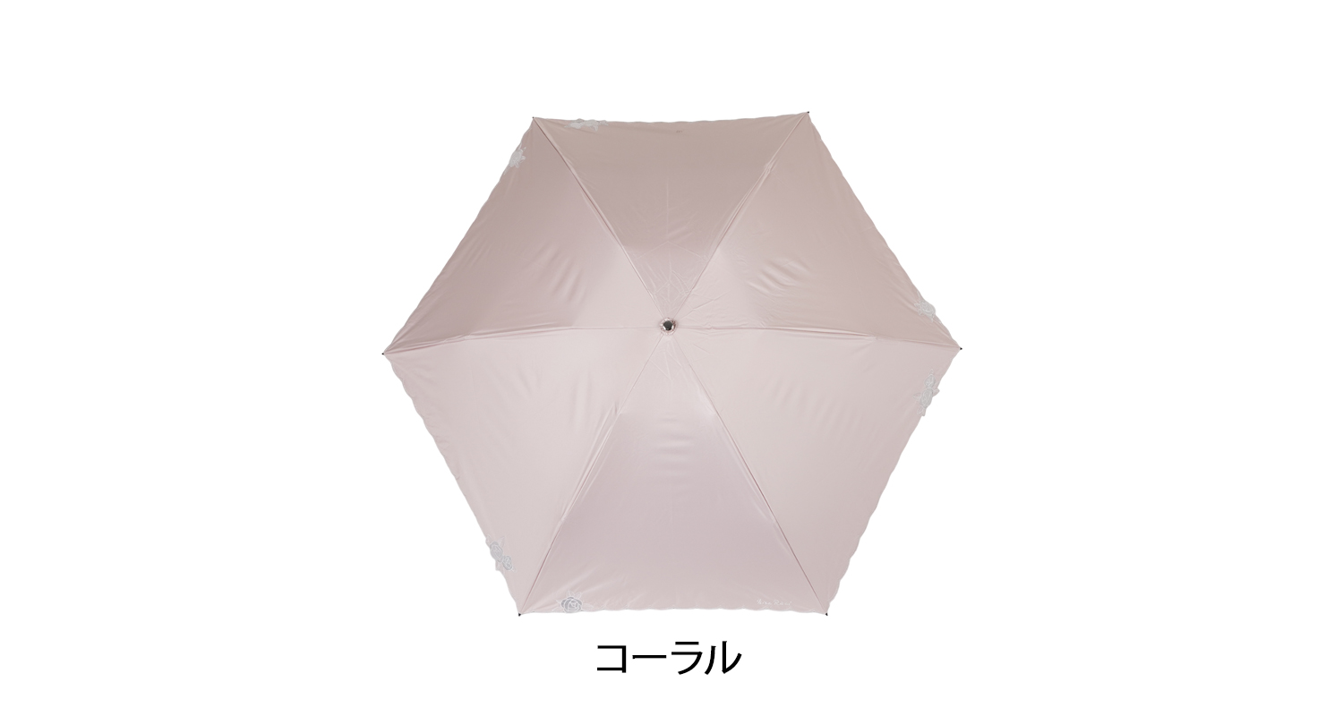 NINA RICCI（ニナ・リッチ） 日傘 折りたたみ遮光 軽量 晴雨兼用 雨傘