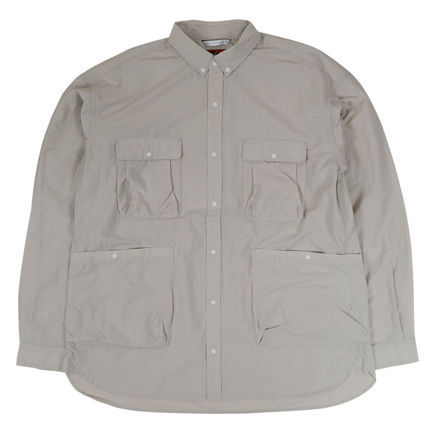 ナンガ NANGA シャツ 長袖 ジャケット 軽アウター コットンナイロン リップストップ キャンプ メンズ C/N RIPSTOP CAMP SHIRT NW2211-1H239｜sugaronlineshop｜03