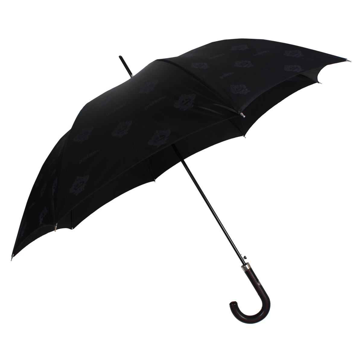 Orobianco オロビアンコ 長傘 雨傘 メンズ レディース 軽量 撥水 コロナロゴ ブラック 黒 607010002｜sugaronlineshop｜02