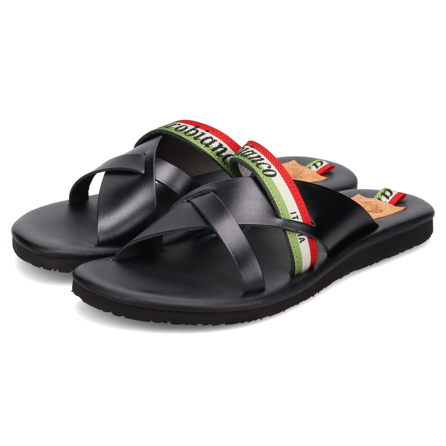 オロビアンコ Orobianco サンダル クロスサンダル ビーチサンダル メンズ 本革 日本製 ブラック グレー ブラウン 黒 HASHIBA2 Orobianco（オロビアンコ） サンダル クロスビーチサンダル メンズ 本