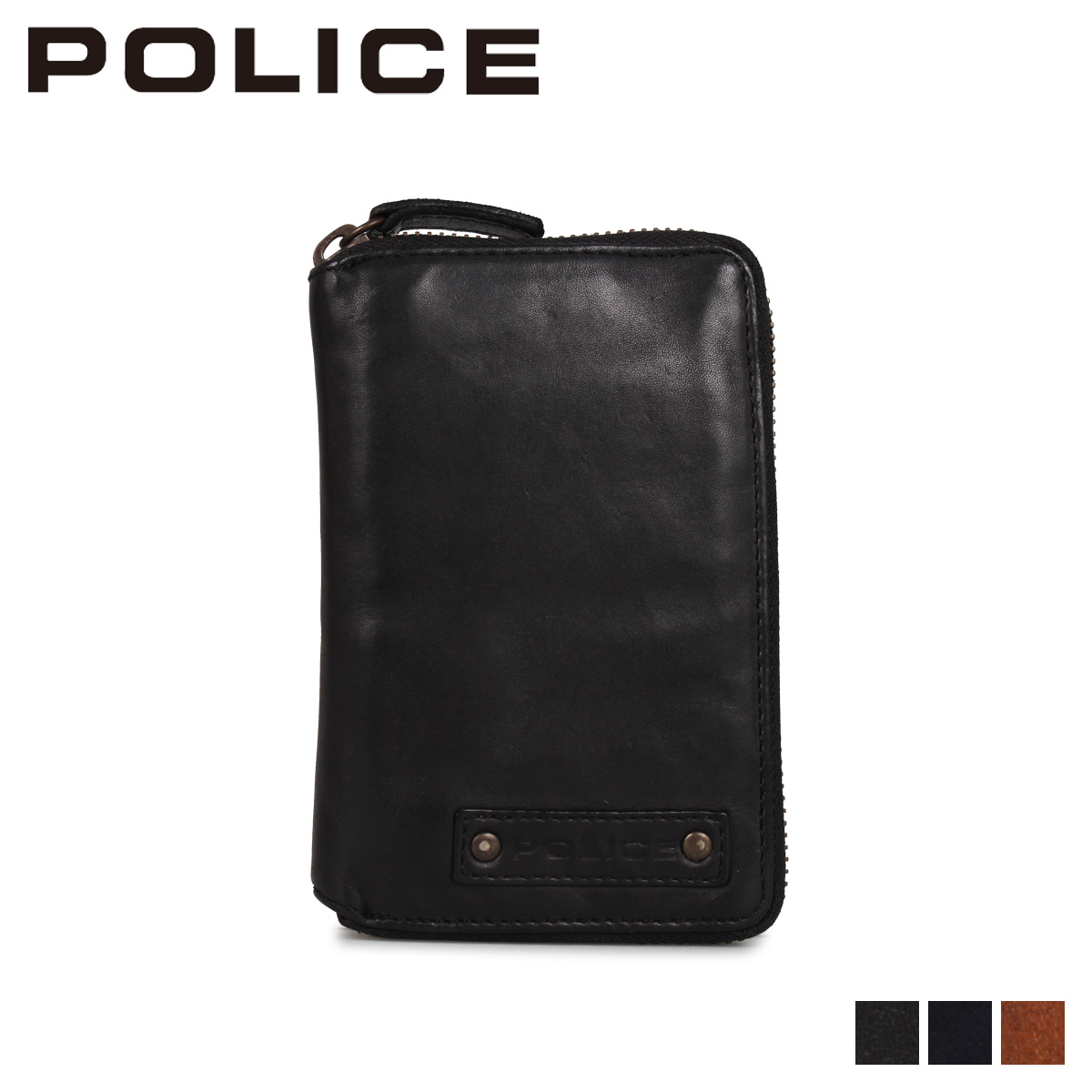 ポリス POLICE 財布 二つ折り財布 メンズ ラヴァーレ ラウンドファスナー LAVARE MIDDLE WALLET PA-59604 POLICE（ポリス） 財布 二つ折り メンズ ラヴァーレ LAVARE ラウンド