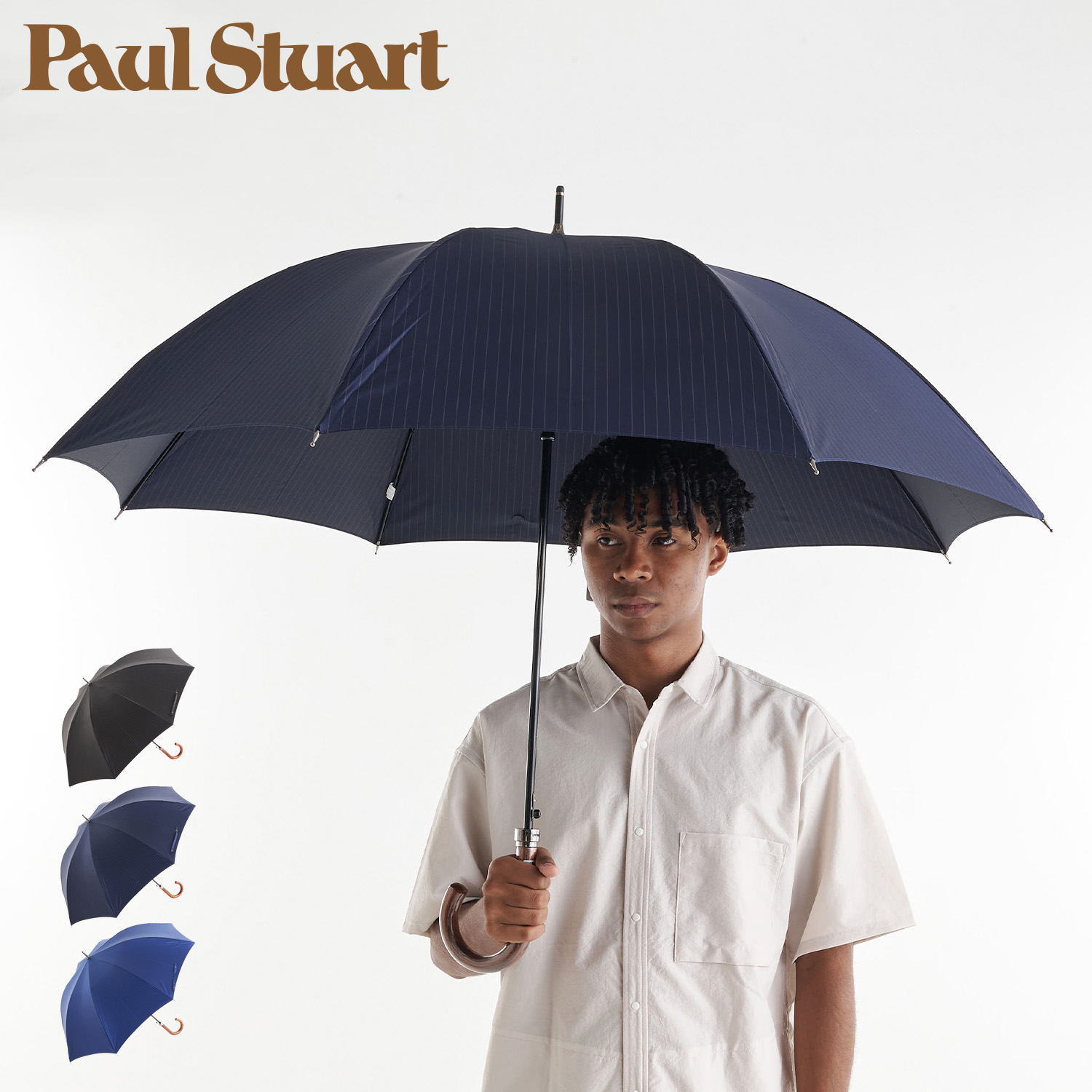 Paul Stuart アンゴラ混 ベルト付き ネイビー サイズ9 - メルカリ
