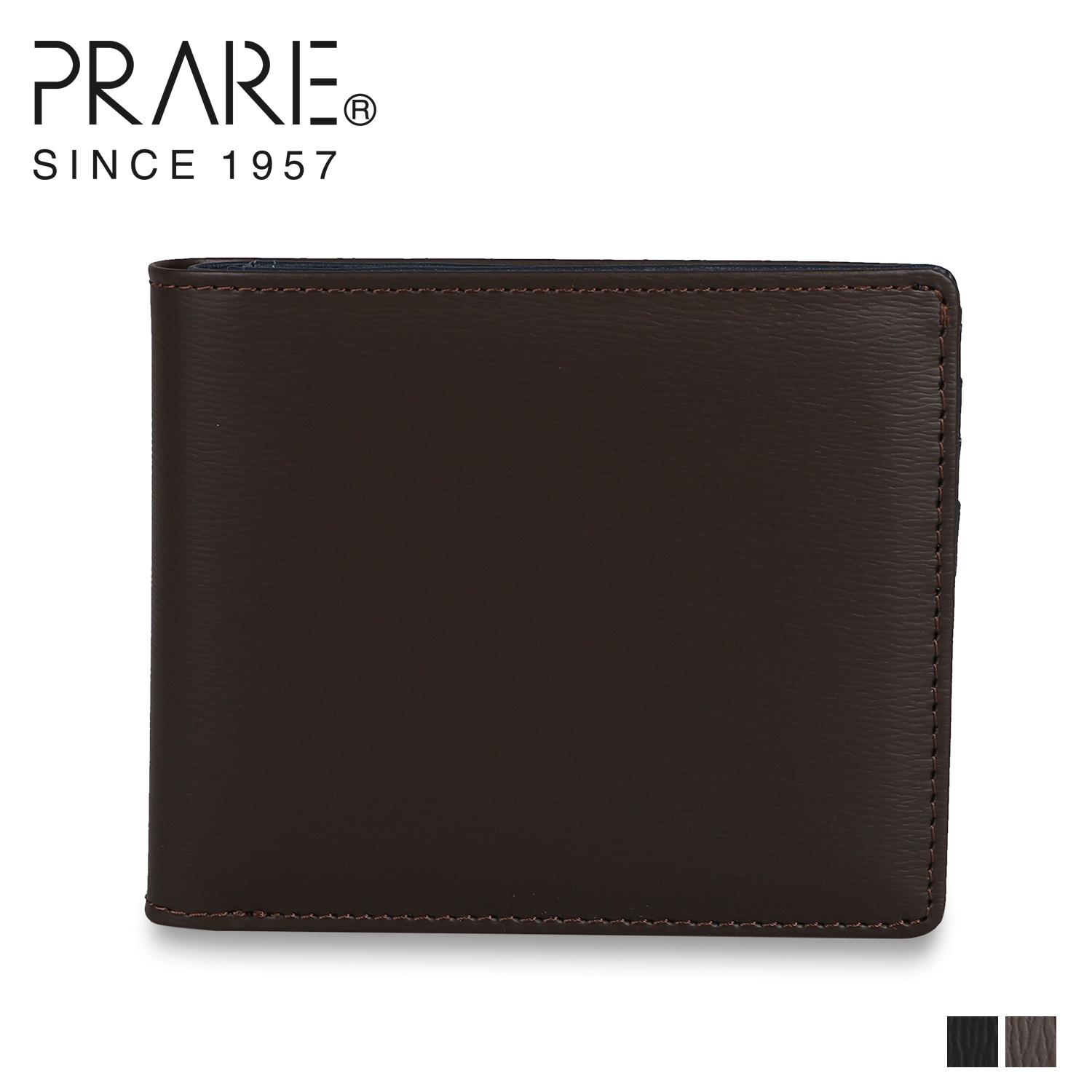 prare 財布 PRAIRIE 1957 PRAIRIE プレリー 二つ折り財布 メンズ 本革 フレンチ