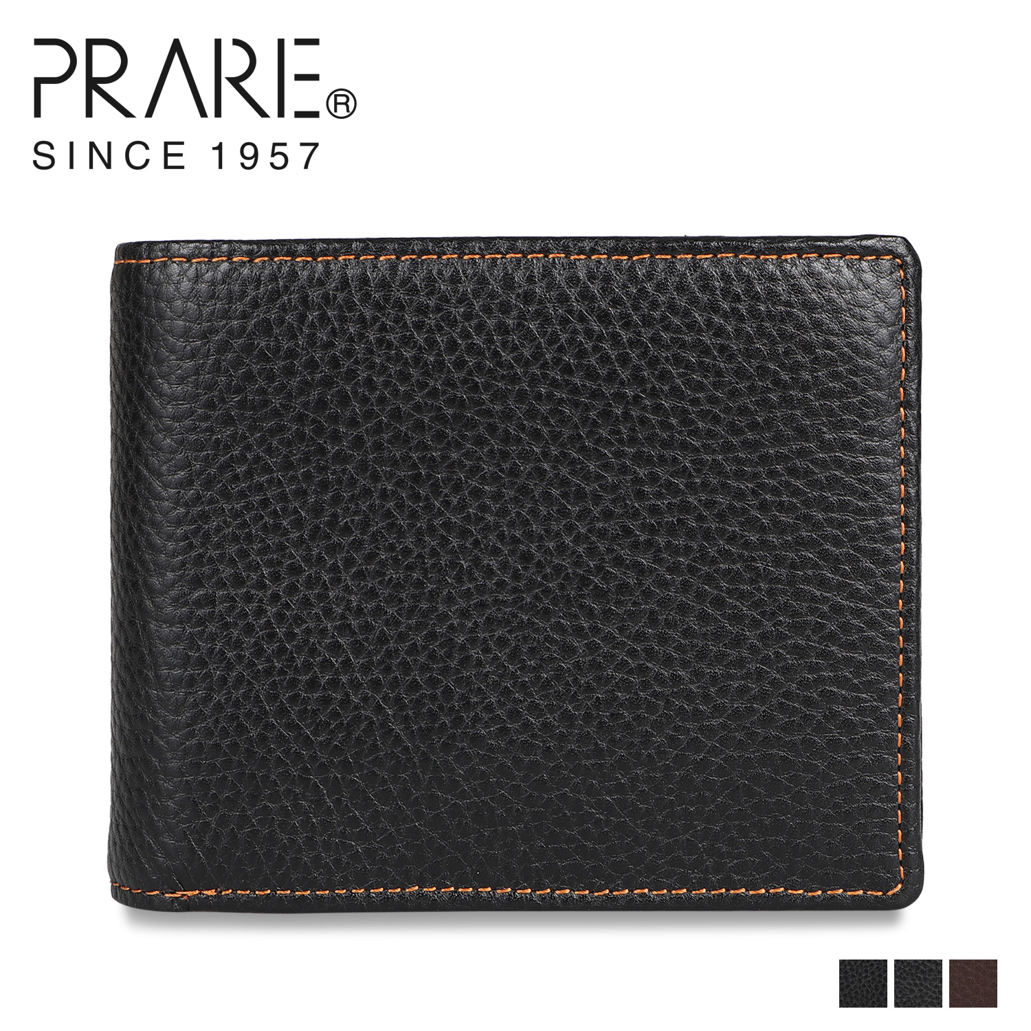 PRAIRIE プレリー 二つ折り財布 メンズ 本革 ニュー ピープル NEW