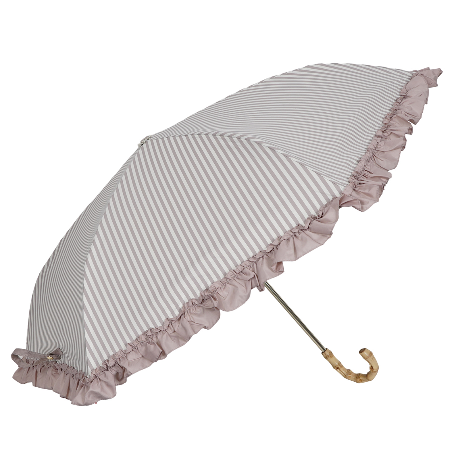 ピンクトリック pinktrick 日傘 折りたたみ 完全遮光 軽量 晴雨兼用 3段 雨傘 まるい ...
