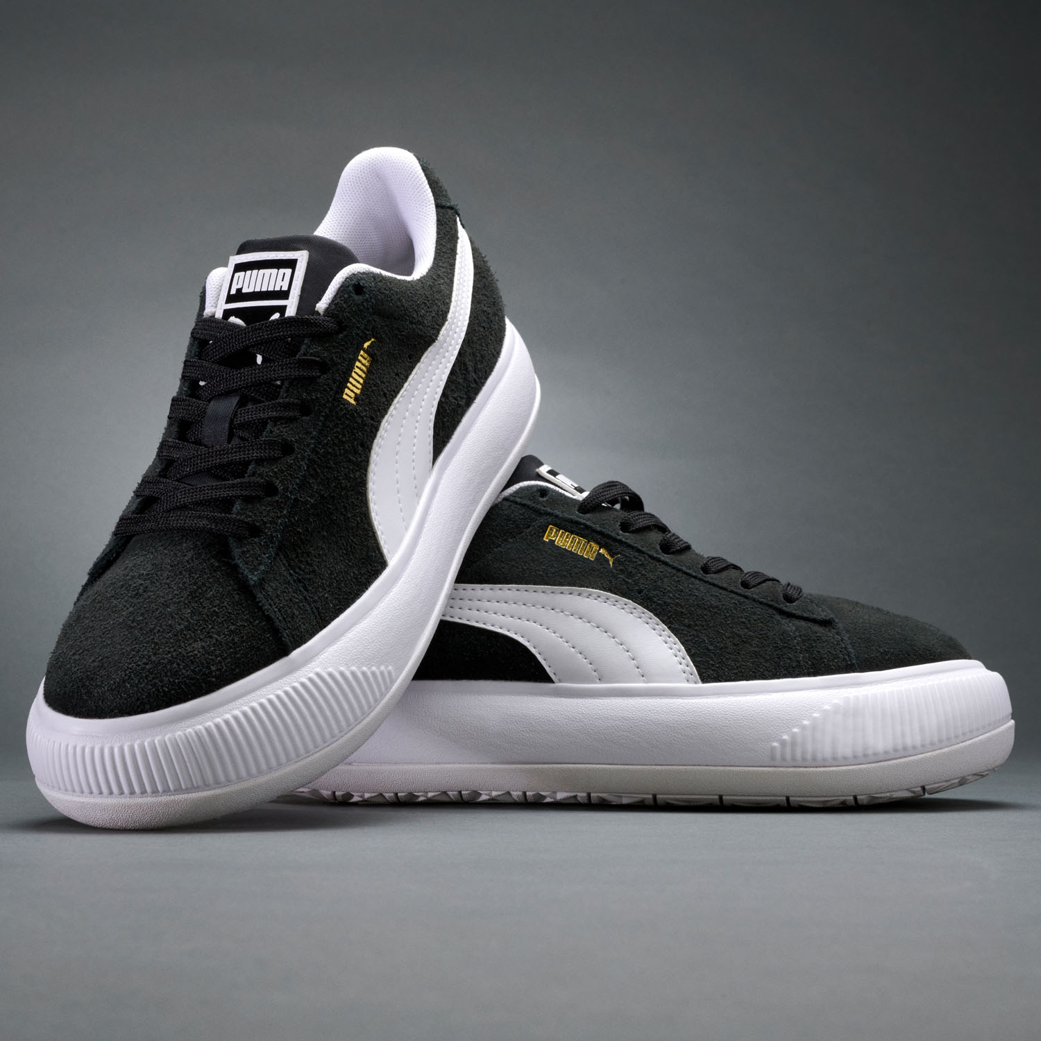 PUMA スエード 厚底スニーカー PUMA プーマ スウェード マユ スニーカー レディース 厚底