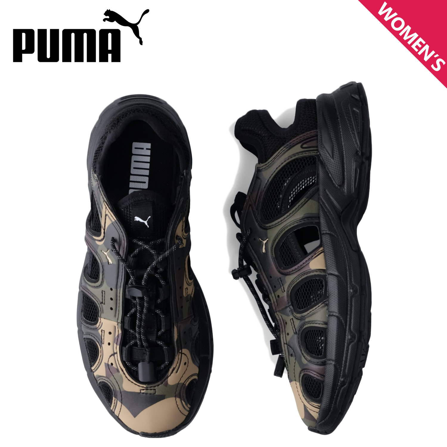 PUMA プーマ スニーカー サンダル ベロ カモ レディース VELO