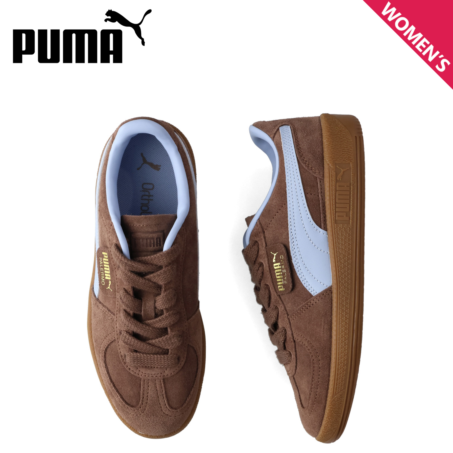 PUMA（プーマ） スニーカー パレルモ レディース PALERMO ブラウン