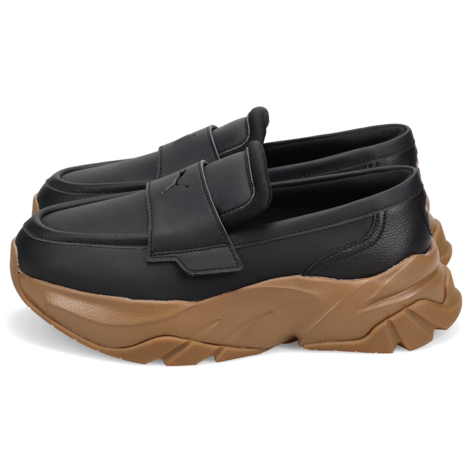 PUMA（プーマ） ローファー レディース LOAFYR 厚底 ブラック WNS