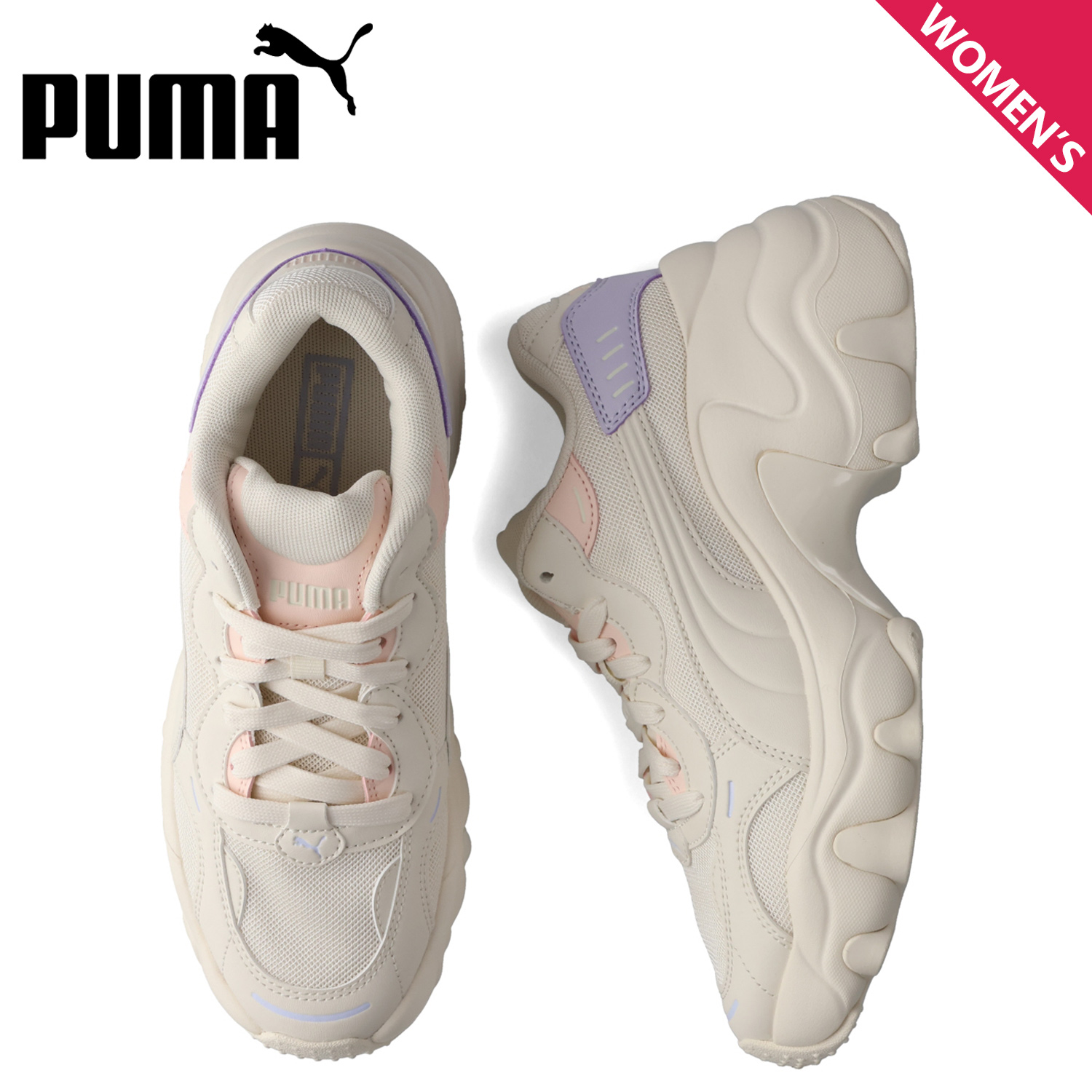PUMA プーマ スニーカー パルサー ウェッジ ウィメンズ メッシュ
