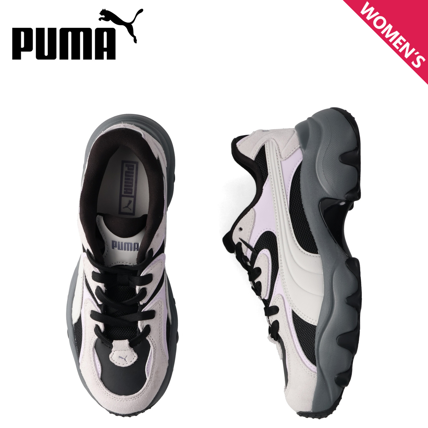 PUMA レディーススニーカー ライトグレー プーマ｜PUMA レディース 通販 PUMA プーマ SOFTRIDE FLAIR WNS