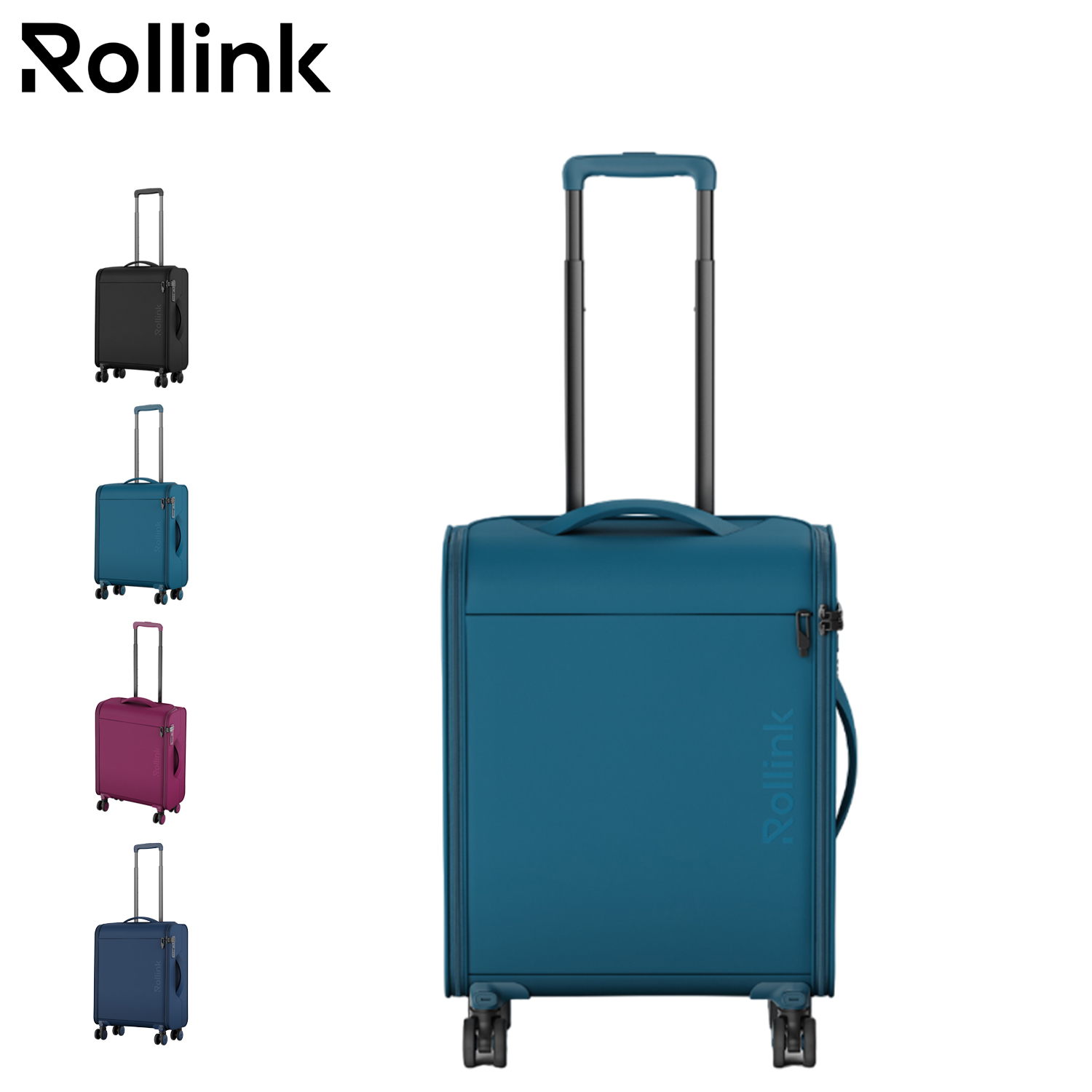 Rollink ローリンク キャリーケース バッグ スーツケース フウトウ メンズ レディース 40L フロントオープン 大型 軽量 FUTO 708 Rollink ローリンク キャリーケース バッグ スーツケース フウトウ