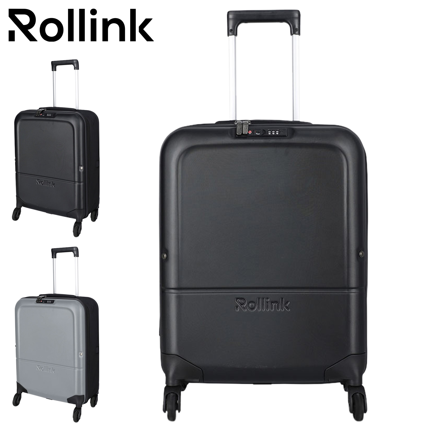 Rollink ローリンク スーツケース キャリーケース フレックスライト 40L 大容量 軽量 機内持ち込み対応 TSAロック 折り畳み 4輪 Rollink ローリンク スーツケース キャリーケース 40L フレックス
