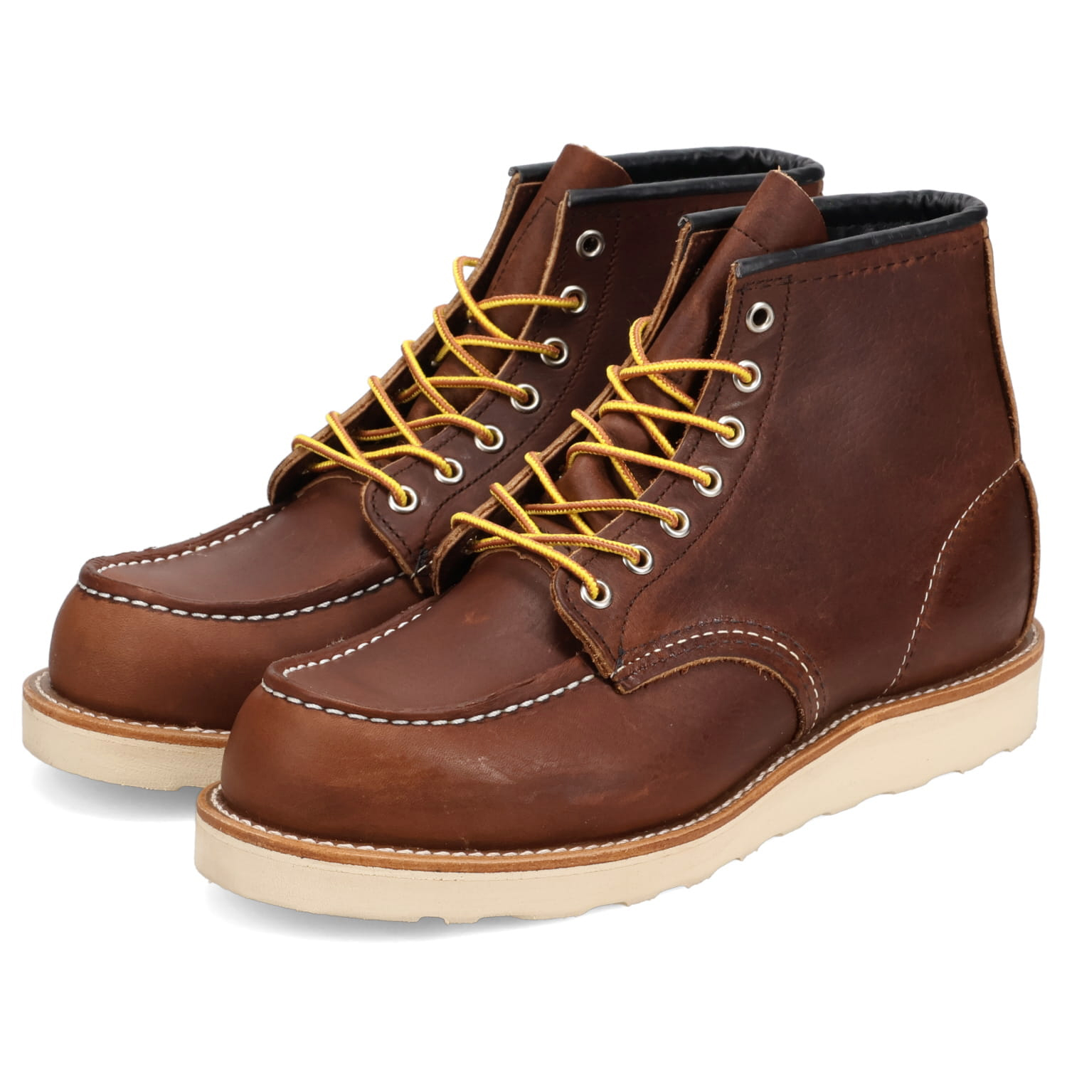 RED WING レッドウィング ブーツ 6インチ クラシック モック メンズ 本革 Dワイズ 6-INCH CLASSIC MOC ダーク ブラウン 8138 爆買の画像