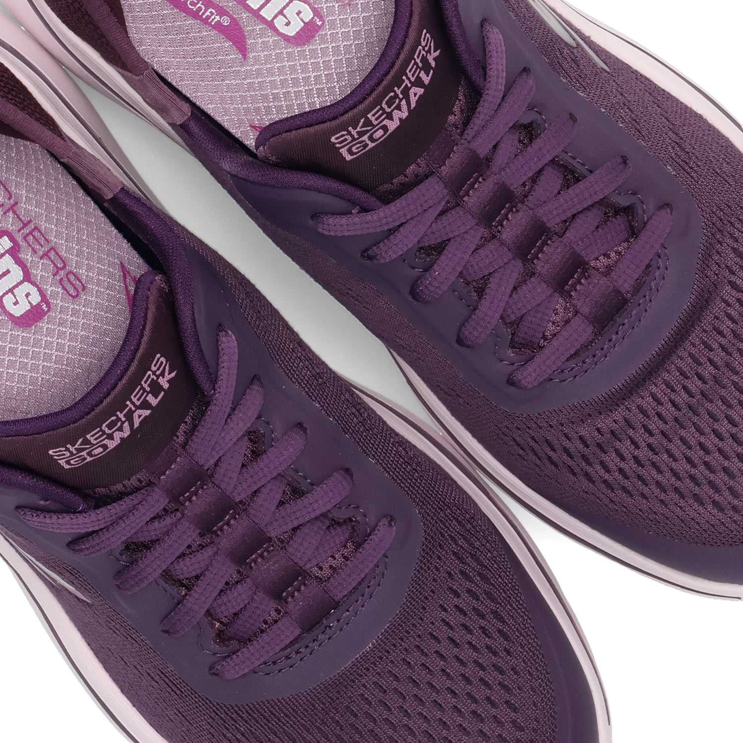 りみ SKECHERS GOWALK スリップインズ　パープル　レディース スケッチャーズ レディース スリップインズ スニーカー SKECHERS
