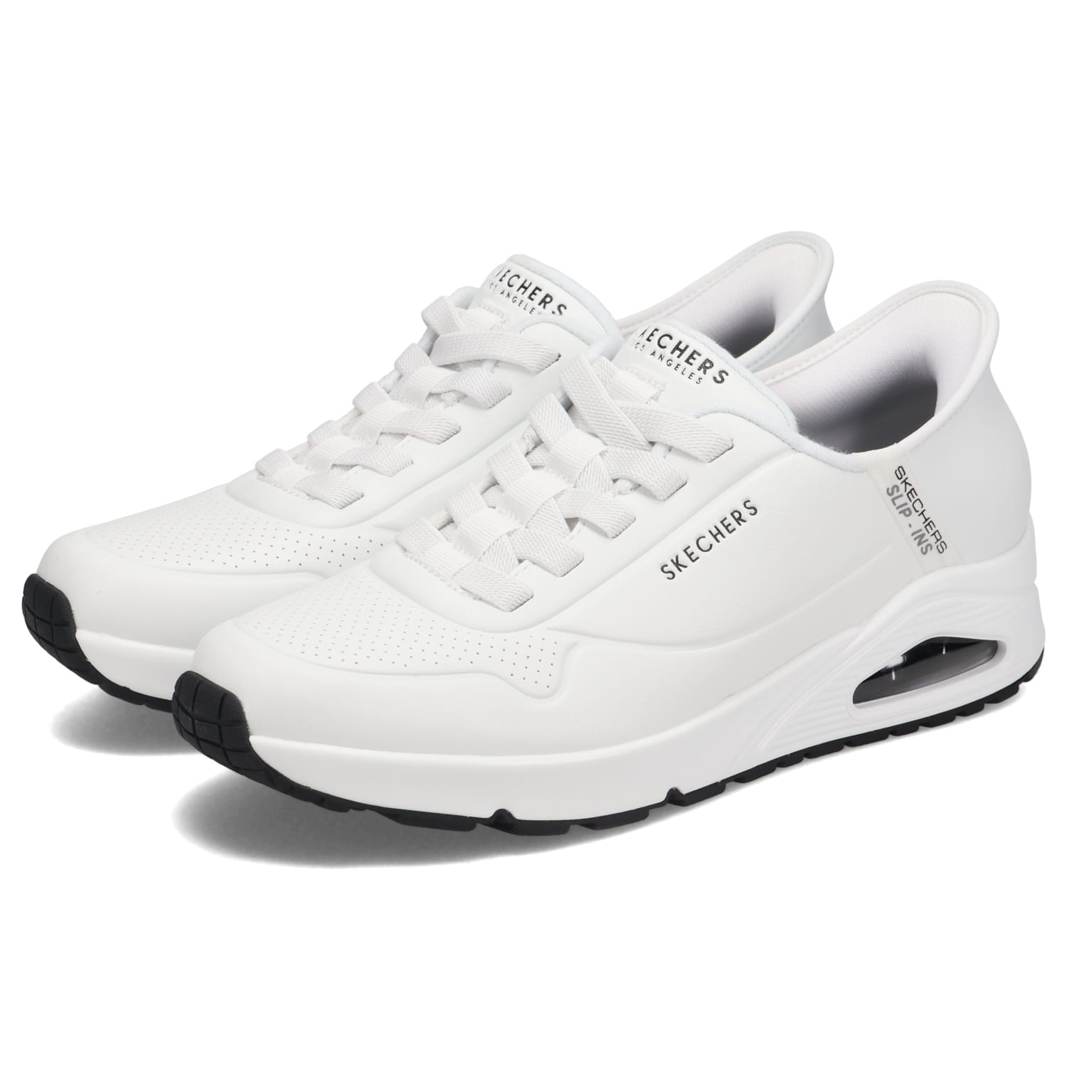 スケッチャーズ☆スリップインズ　ホワイト SKECHERS スケッチャーズ スリップインズ ウノ イージー エア
