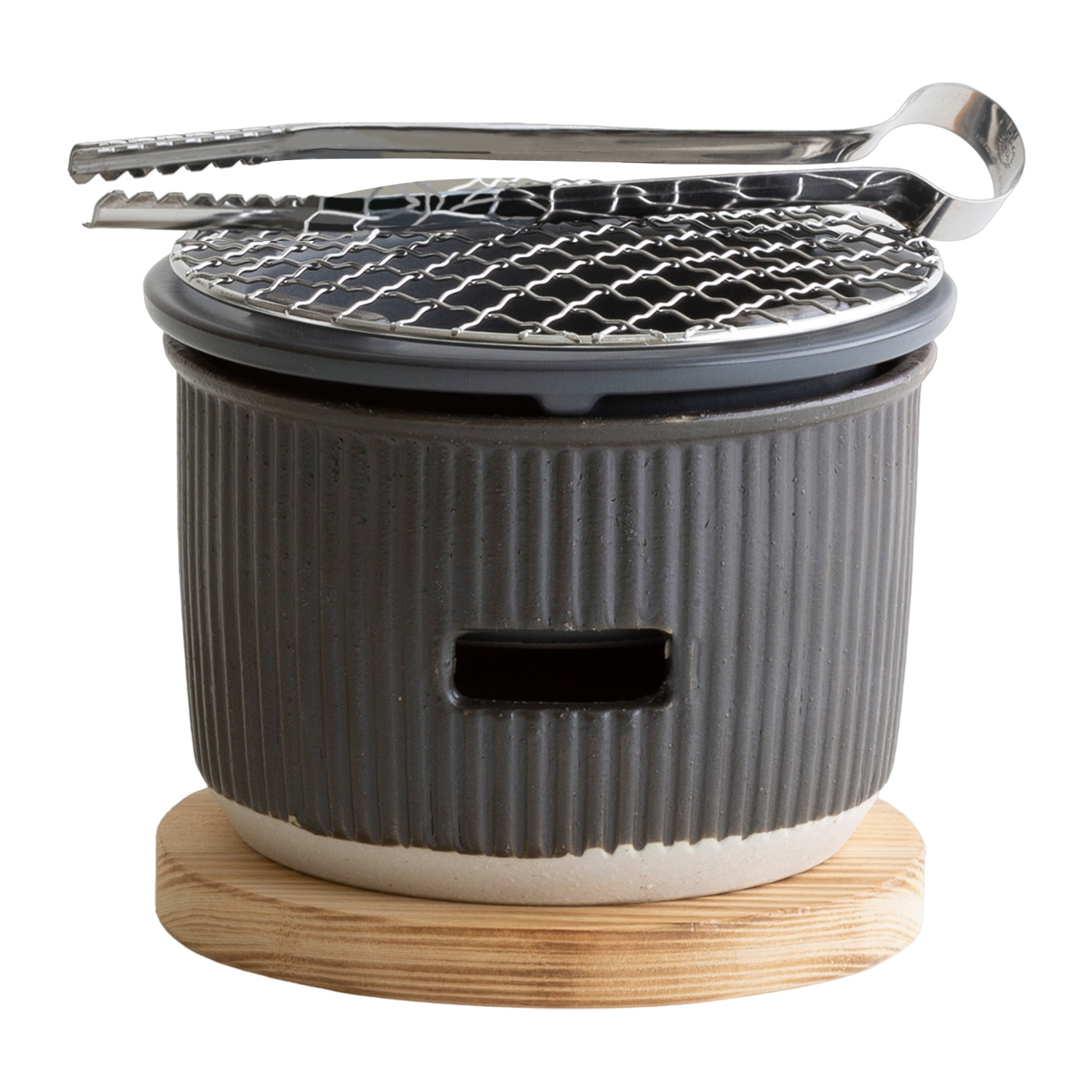 SALIU（サリュウ） 炭焼きグリル 小 陶器 水コンロ グリル 七輪 卓上