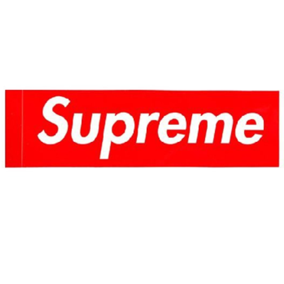 シュプリーム Supreme ボックス ロゴ ステッカー 光沢タイプ レッド
