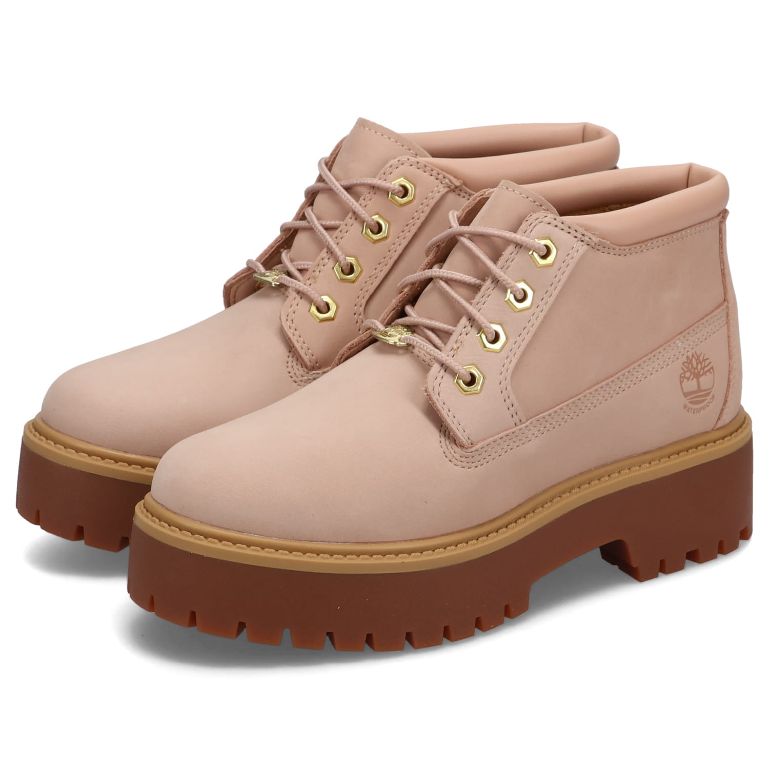 Timberland ティンバーランド ブーツ チャッカブーツ ストーン ストリート ネリー レディース 防水 ウォータープルーフ ベージュ  A2HA9-EN7