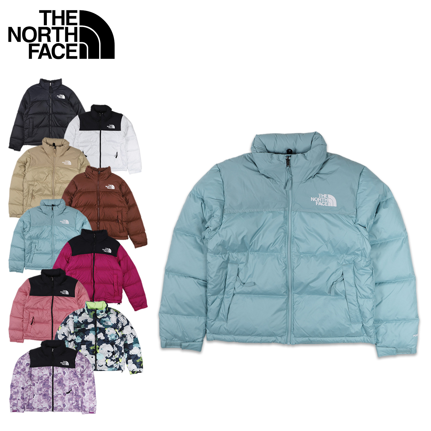 ノースフェイス THE NORTH FACE ダウン ジャケット アウター ヌプシ 1996 レトロ レディース 防寒 ブルー NF0A3XEO 冬新作 tnf-nf0a3xeo_e.jpg