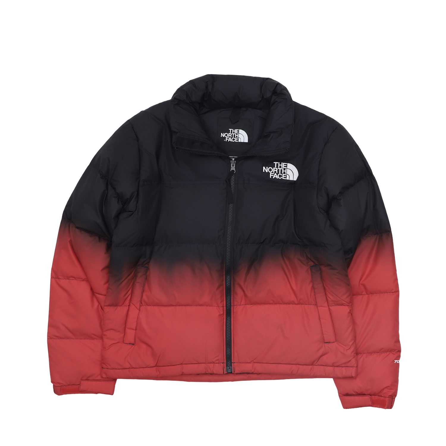 THE NORTH FACE ノースフェイス ダウン ジャケット アウター ヌプシ ディップダイ レディース 防寒 W 96 NUPTSE DIP  DYE JACKET レッド NF0A84QYOOR