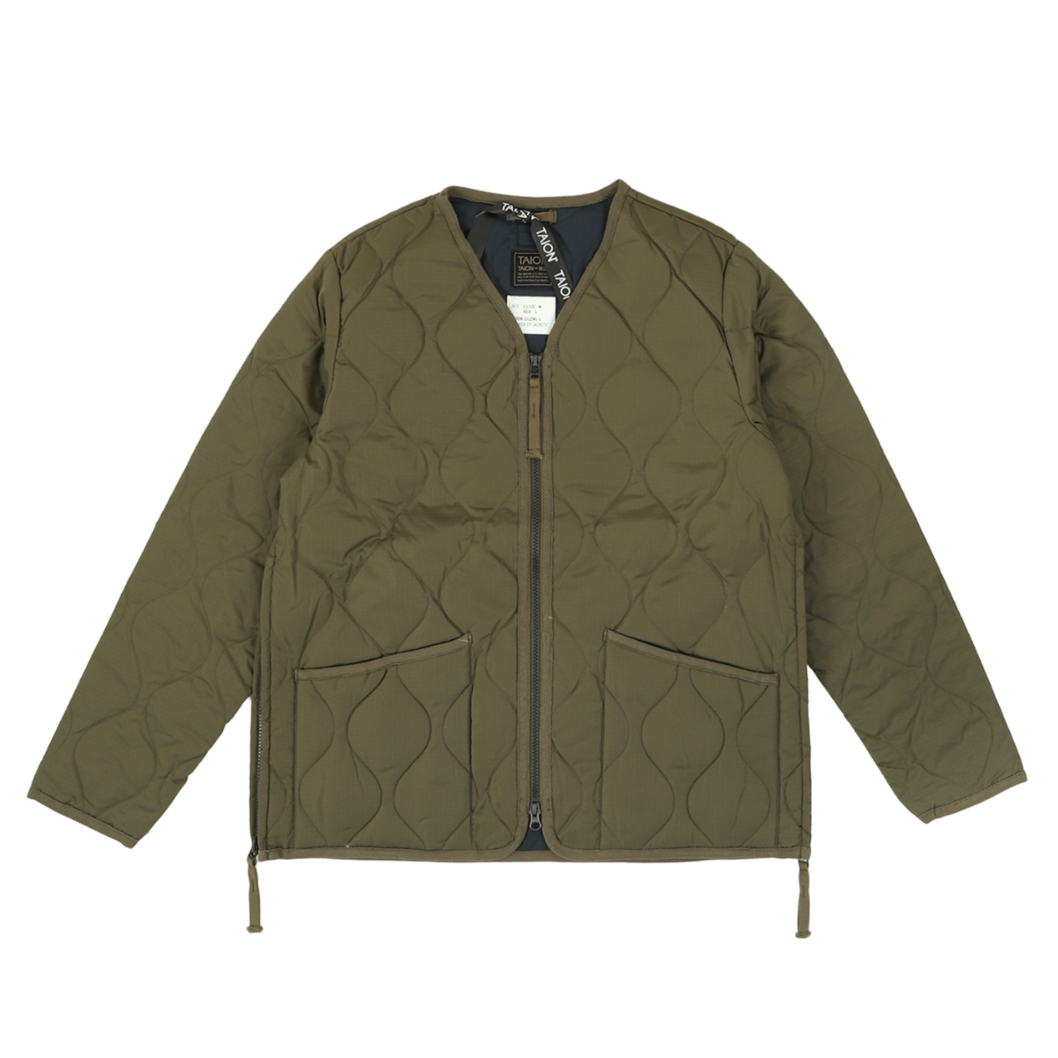 TAION（タイオン） ダウン ジャケット アウター ミリタリー Vネック