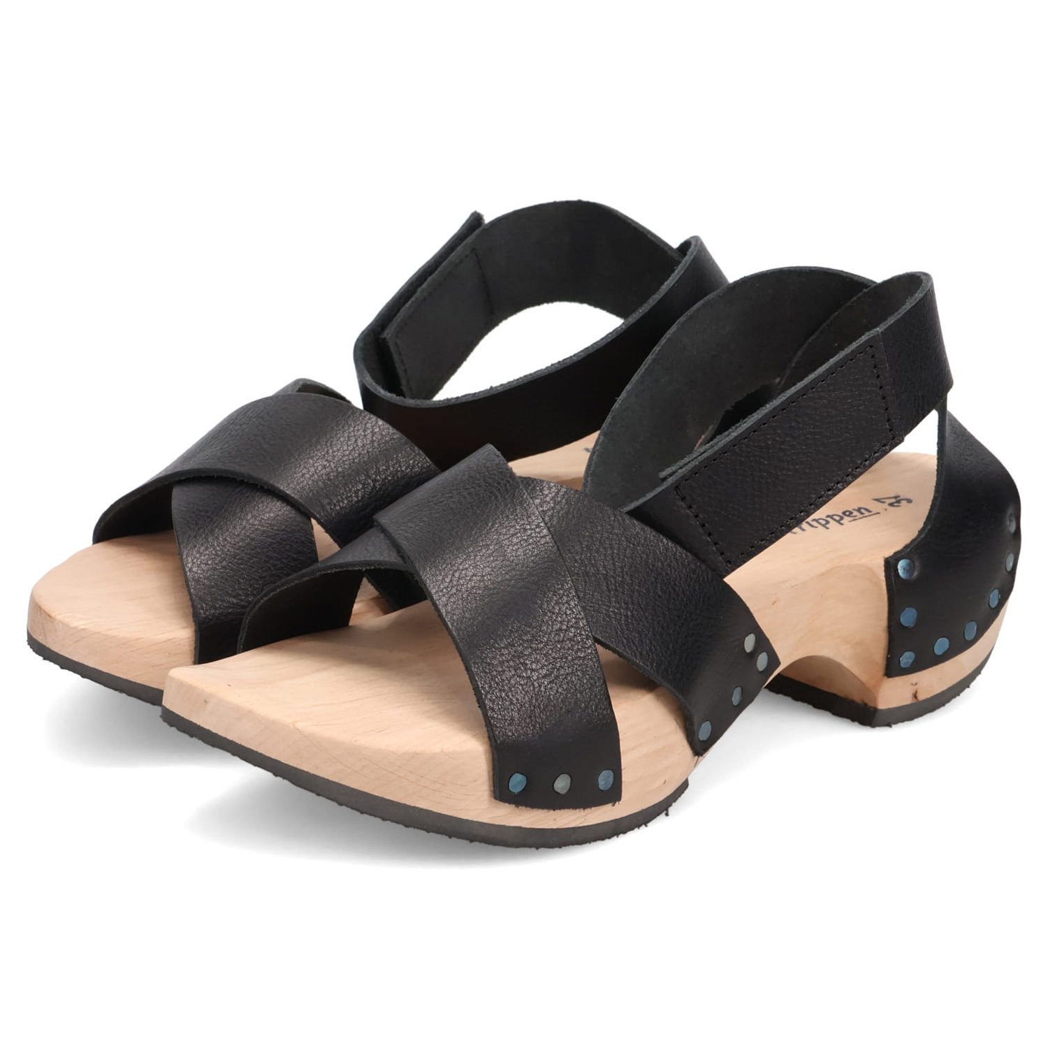 新品　トリッペン　trippen サンダル　38 40%OFF】trippen トリッペン アンクルベルト ウッド ウェッジ