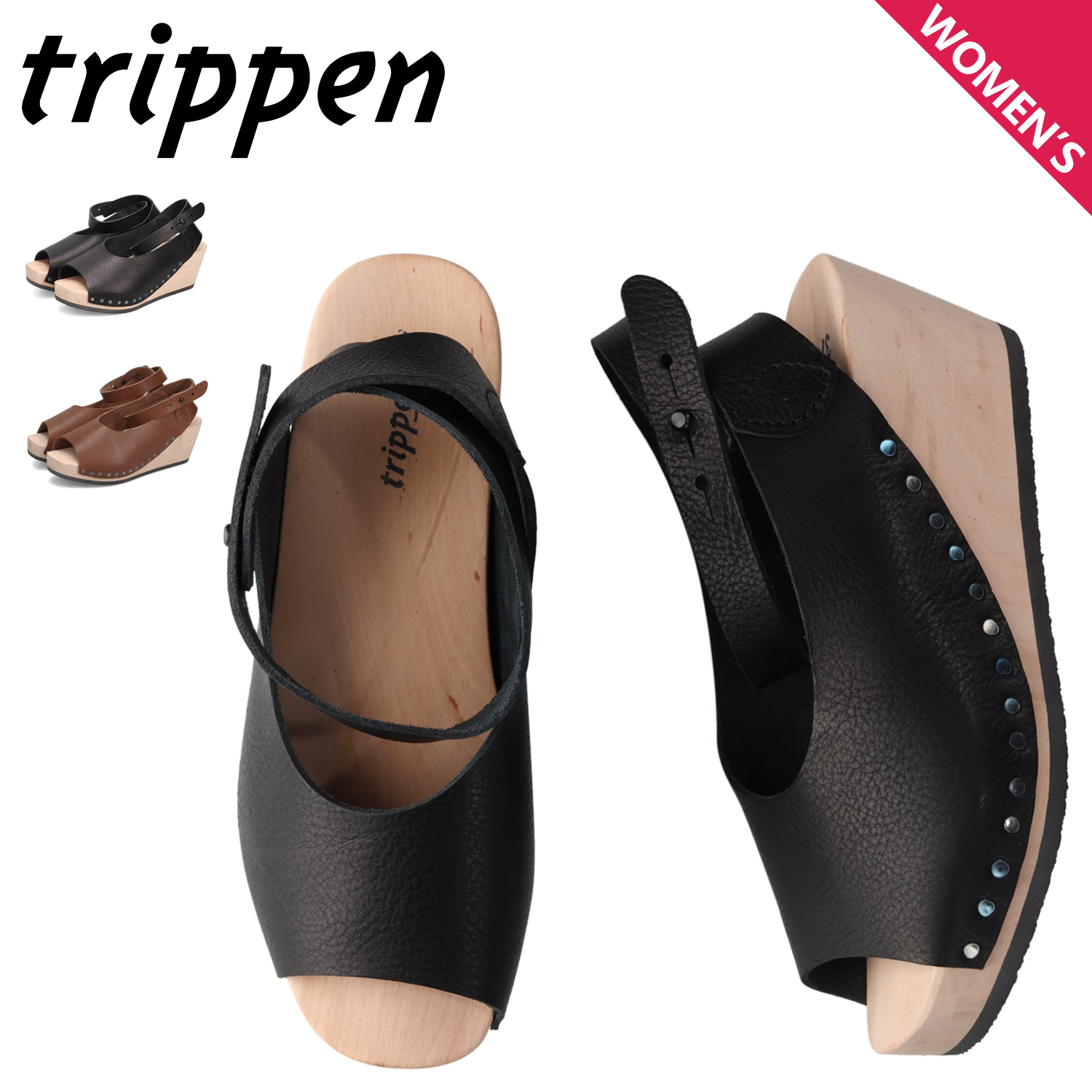 trippen トリッペン サンダル ウッドサンダル レザーサンダル
