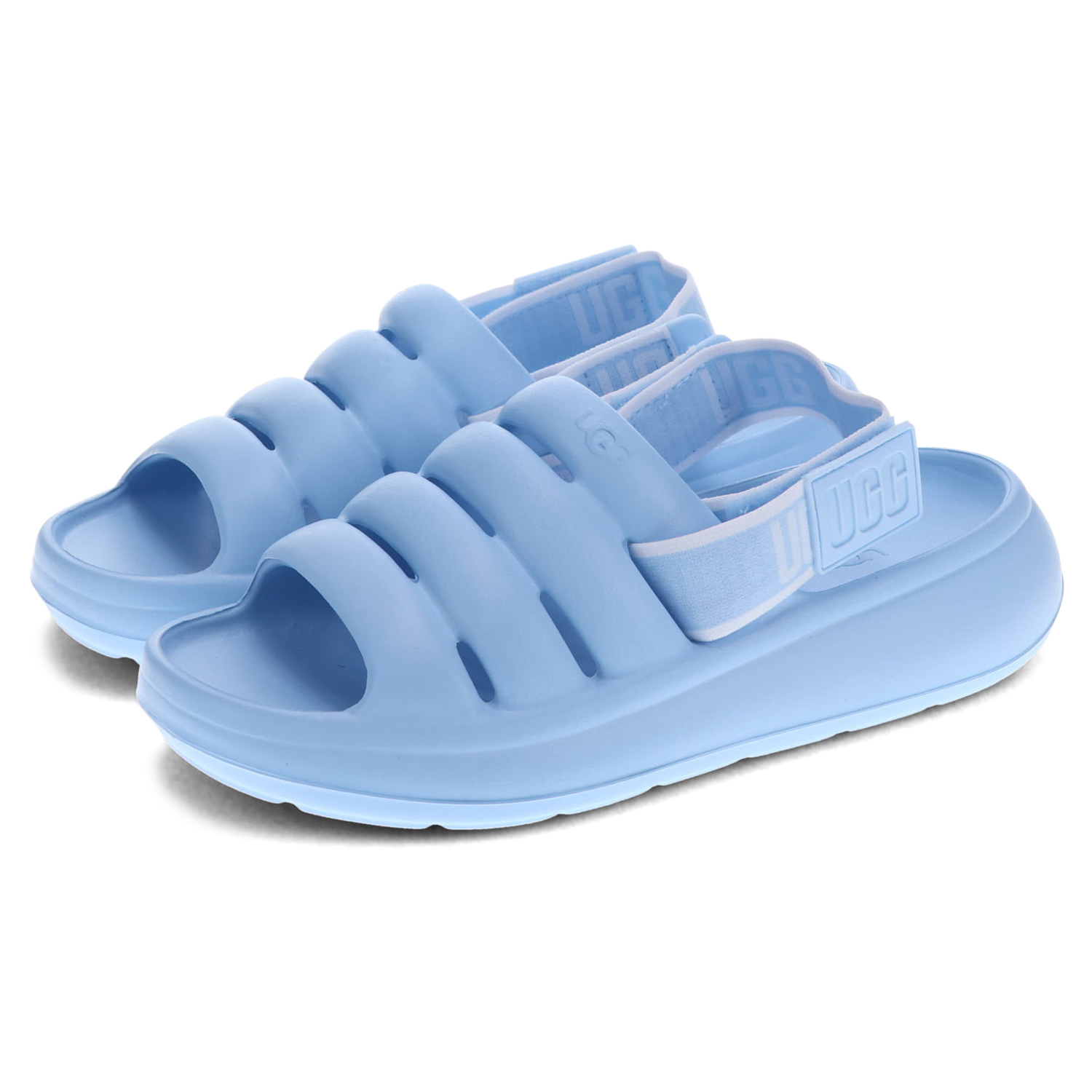アグ UGG スポーツサンダル アーイヤー 水色 23cm - メルカリ