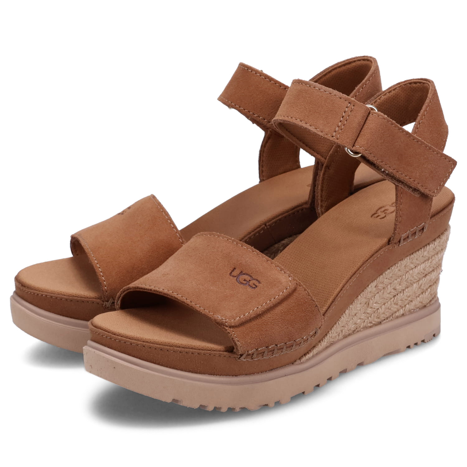 UGG ブラウン ウェッジサンダル 9 UGG ブラウン ウェッジサンダル 9