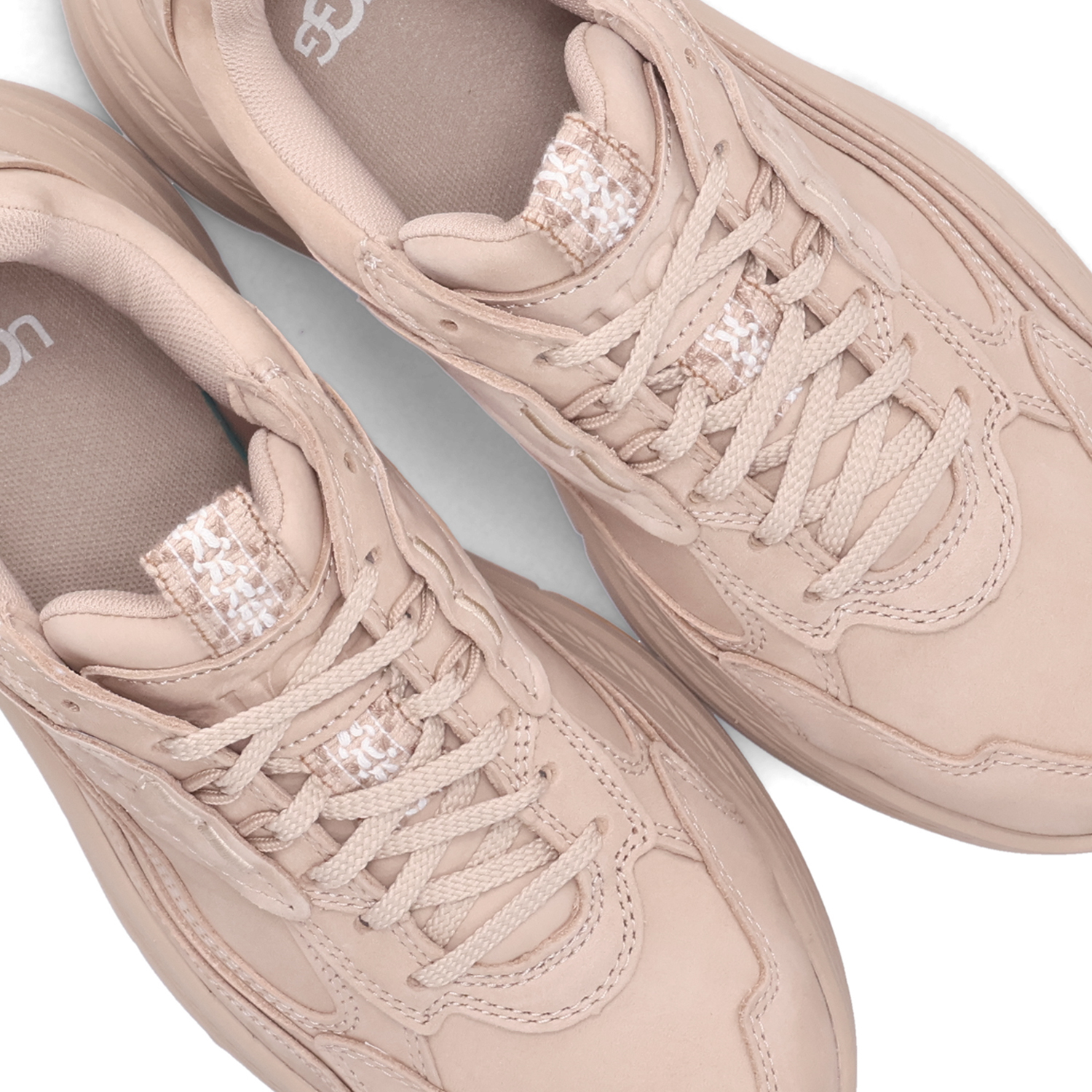UGG アグ スニーカー レディース 厚底 CA1 ベージュ 1136845