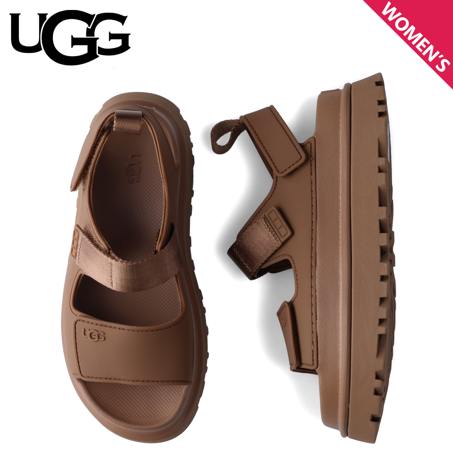 UGG アグ ストラップサンダル ゴールデングロウ レディース 厚底