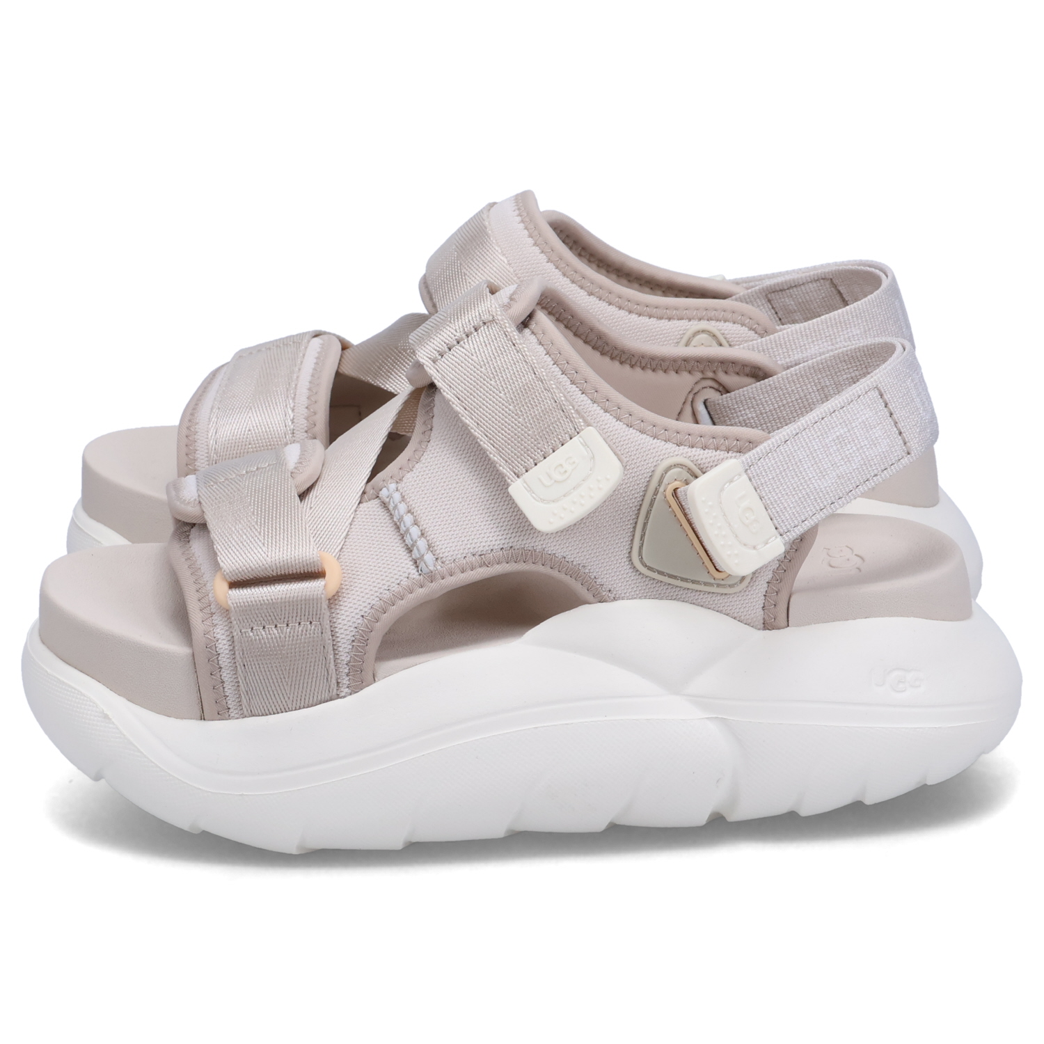 新作★UGG★LA クロス ストラップ 超軽量 厚底 サンダル UGG アグ ストラップサンダル ラ アルト クロスストラップ