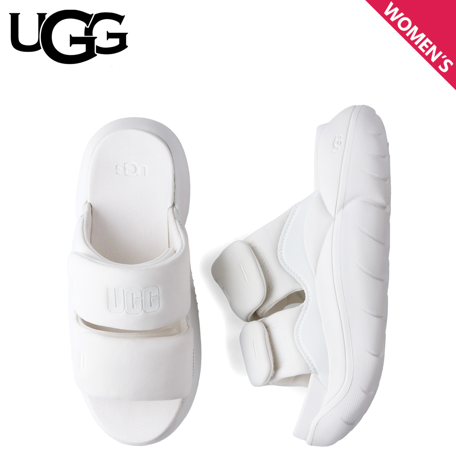 UGG LA Alto Stitch Slide サンダル 厚底 ホワイト 楽天市場】【shoes15】アグ レディース サンダル LA アルト
