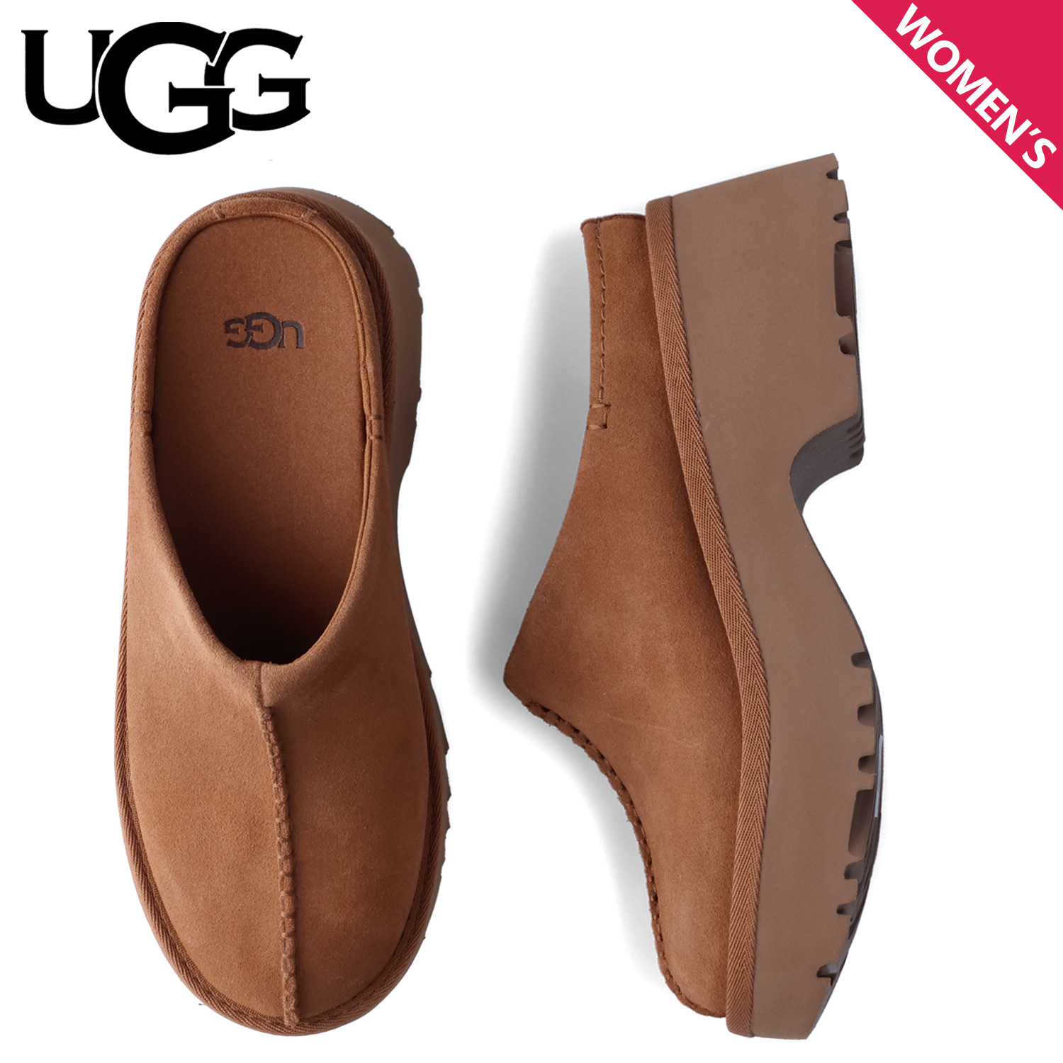 UGG（アグ） クロッグサンダル ニュー ハイツ レディース NEW 厚底