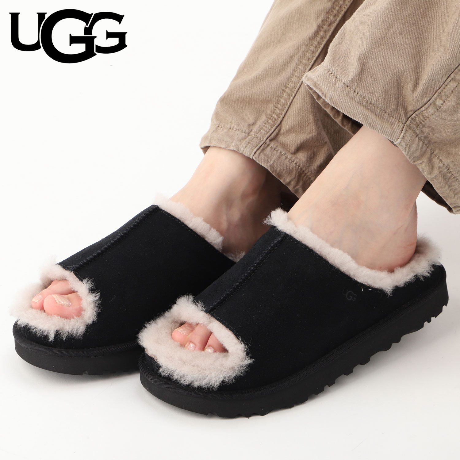 UGG（アグ） スライドサンダル グリーンポート GREENPORT レディース