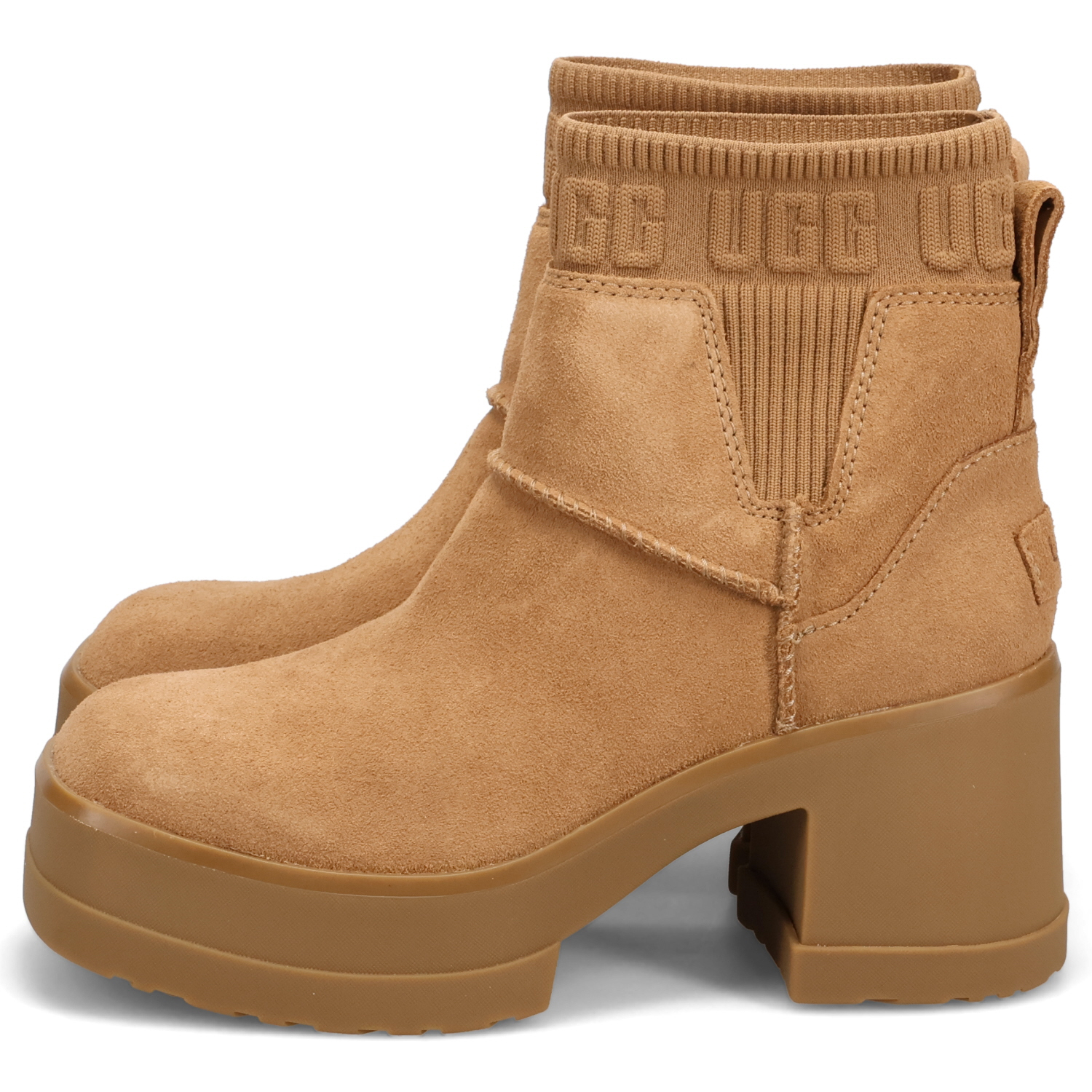値下げ新品未使用タグなし 箱あり UGG ブラウン ショートブーツ UGG（アグ） ブーツ ショートブーツ モクシー チェルシー レディース